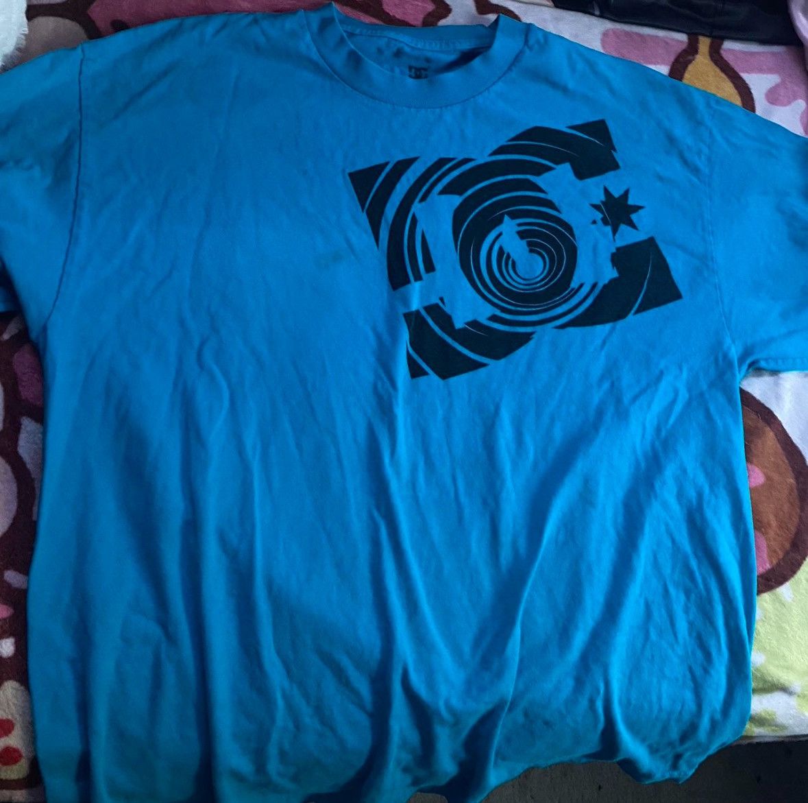 DC DC Y2K blue t shirt Size US XL / EU 56 / 4 - 1 Thumbnail