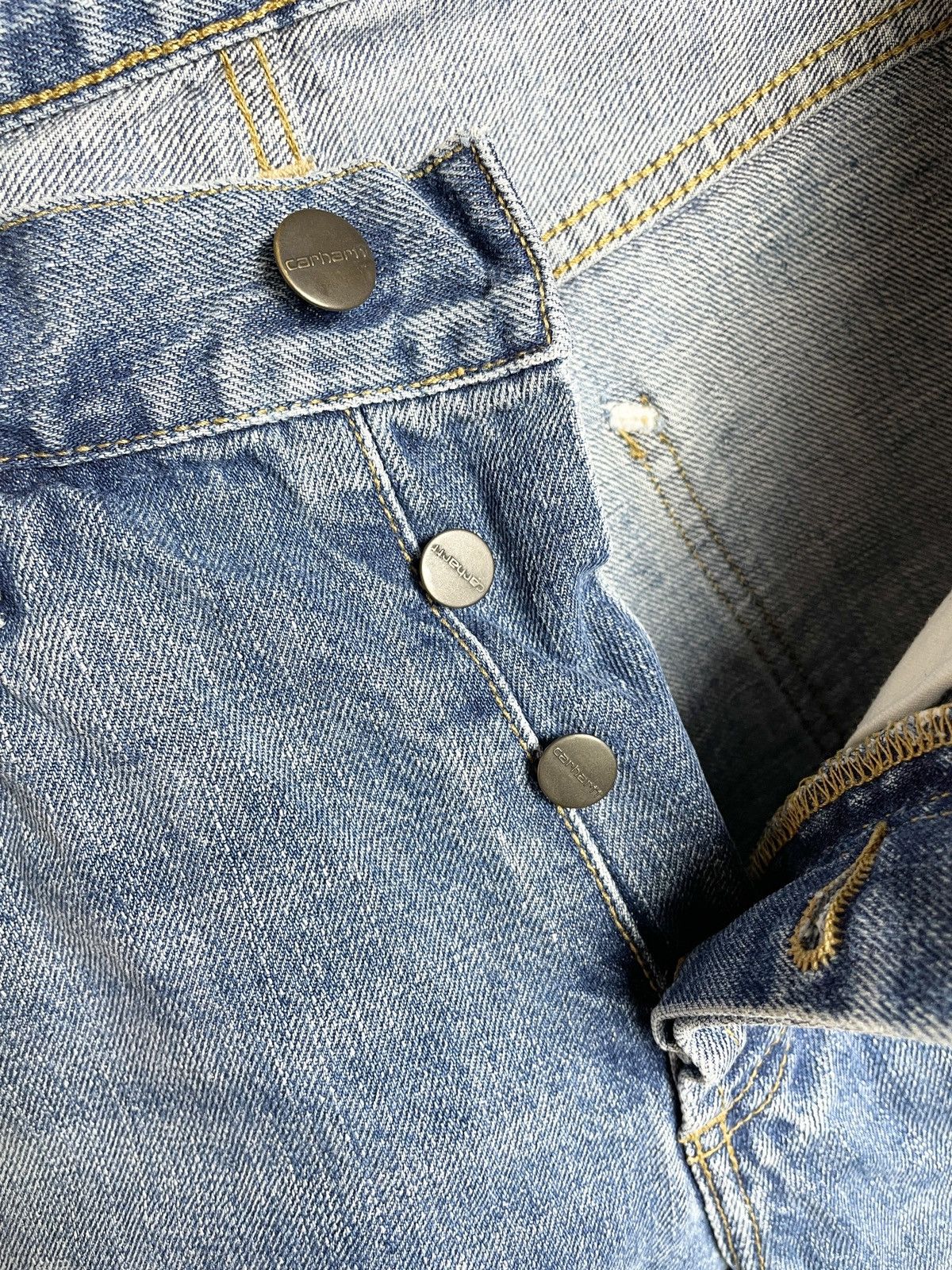 Other VINTAGE 🤖 Carhartt Work in progress Jeans Shorts jorts Size US 30 / EU 46 - 6 Thumbnail