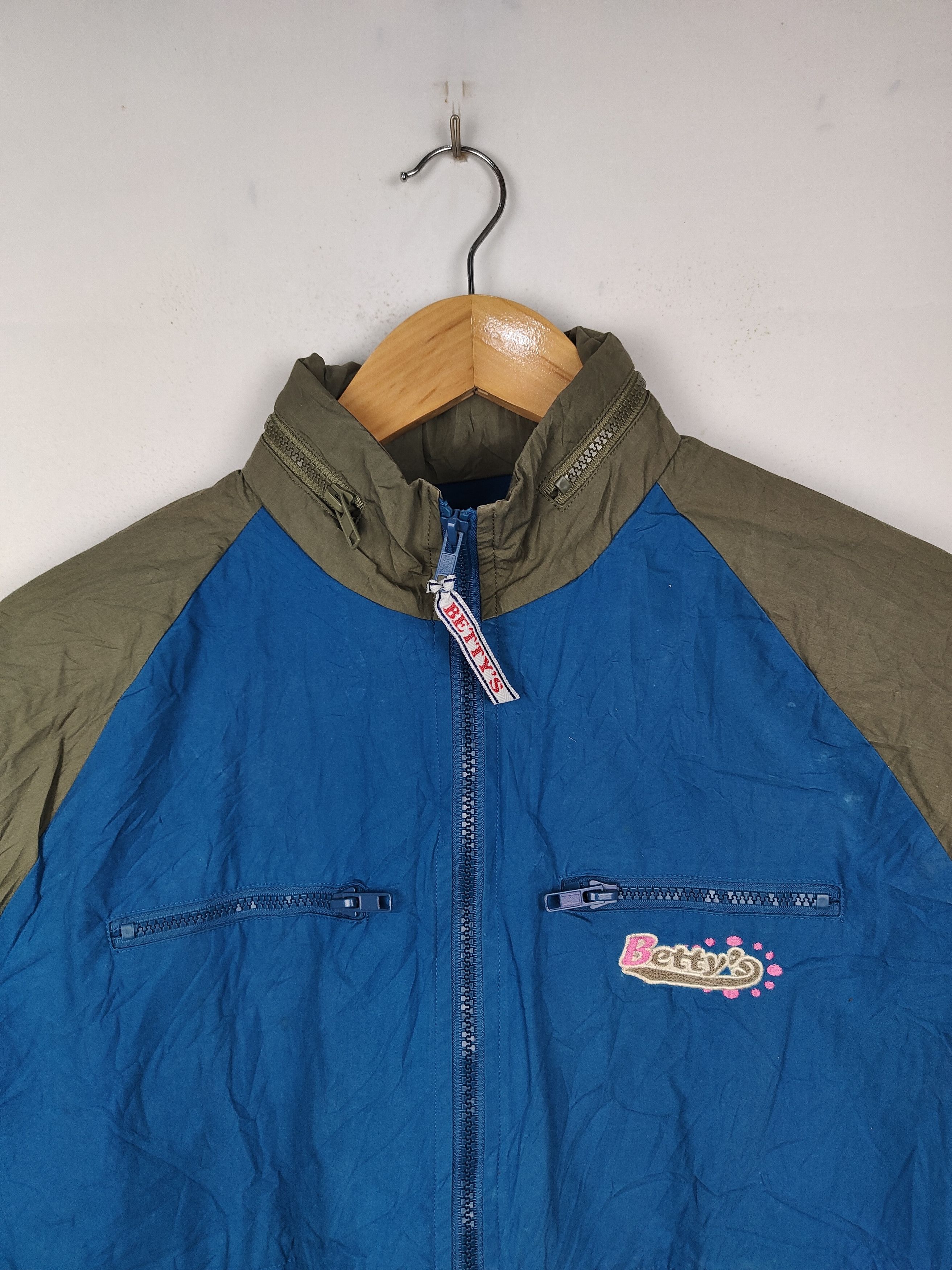 Japanese Brand Betty's Blue Shinji Abe Windbreaker Jacket Size US M / EU 48-50 / 2 - 2 Thumbnail