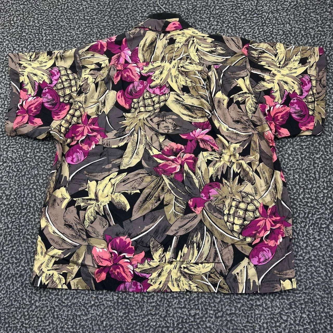 Other Tropical Shirt Men Hawaiian Floral Button Up Cotton L Size US L / EU 52-54 / 3 - 2 Thumbnail