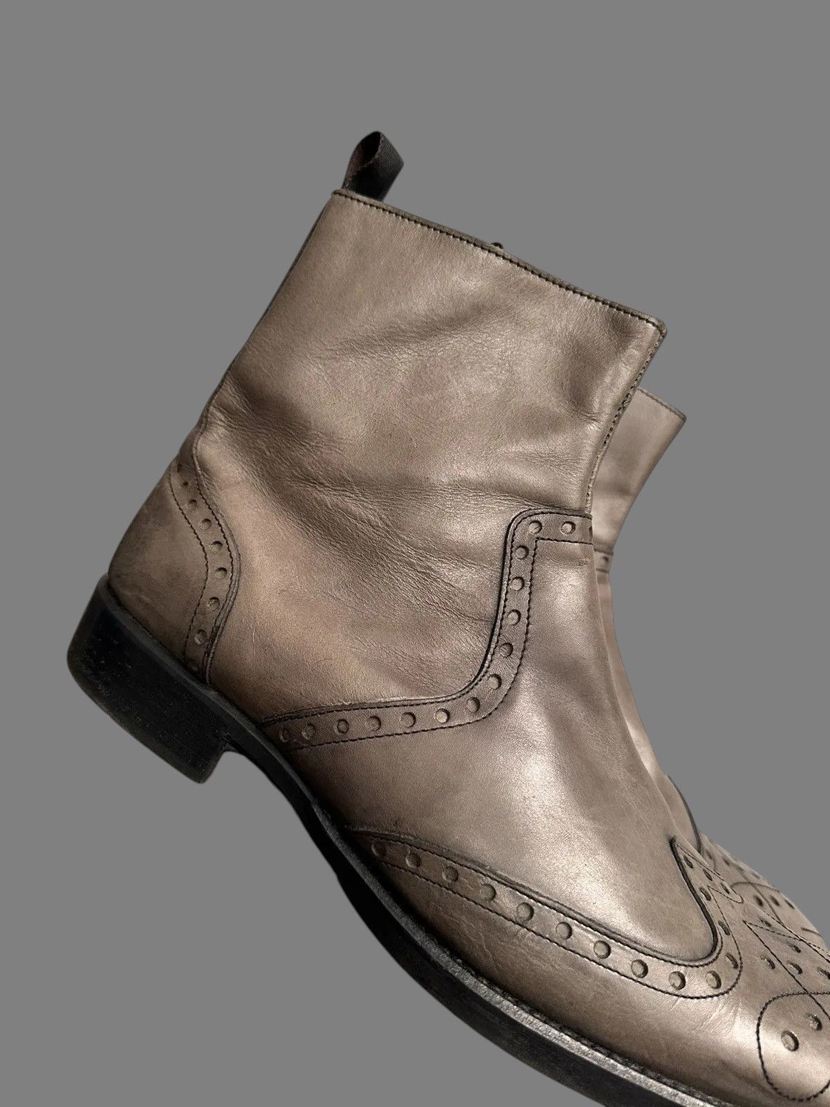 If Six Was Nine Handmade Leather Boots Guidi Rick Owens Rare Last Drop GOA Size US 11 / EU 44 - 5 Thumbnail