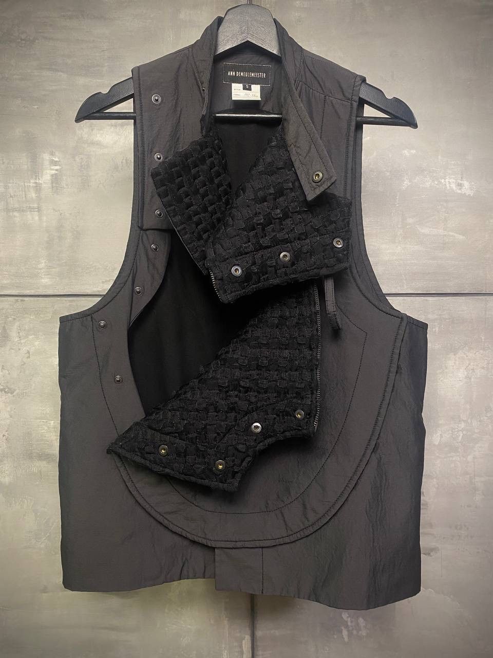 Ann Demeulemeester String Biker Wool Vest – Vertical Rags