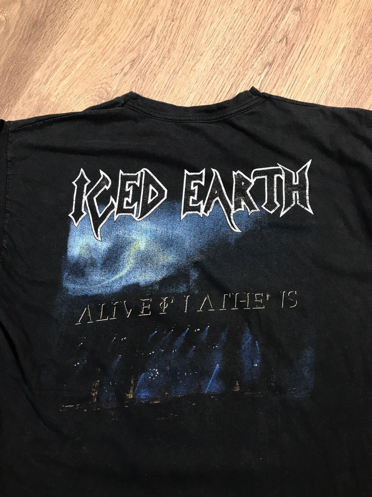 Band Tees × Vintage Vintage 90s Iced Earth T Shirt Rare Size US XL / EU 56 / 4 - 8 Thumbnail