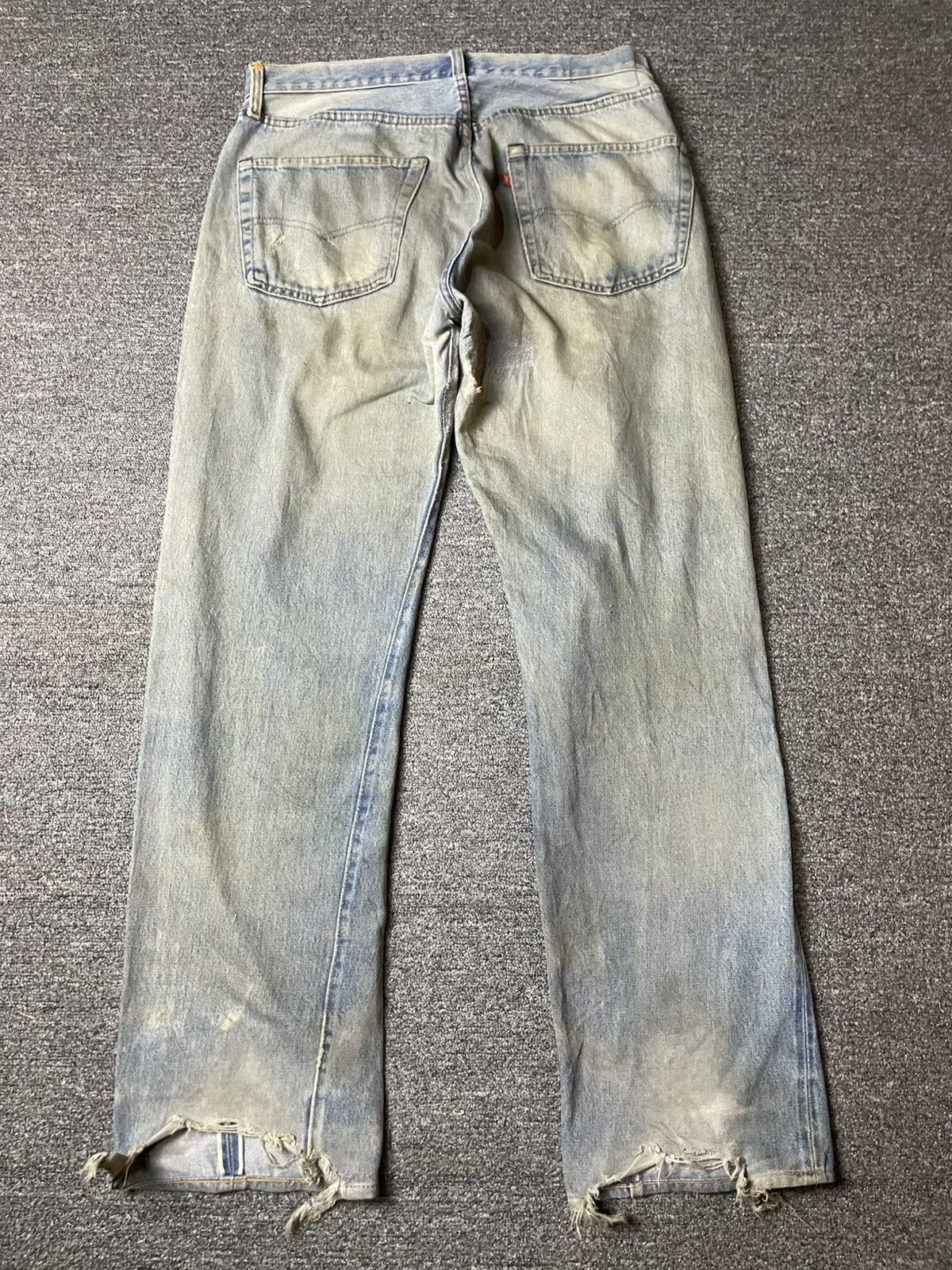 Levi's × Vintage Vintage LEVIS Distressed Denim Ripped Jeans (112) Size US 34 / EU 50 - 12 Thumbnail