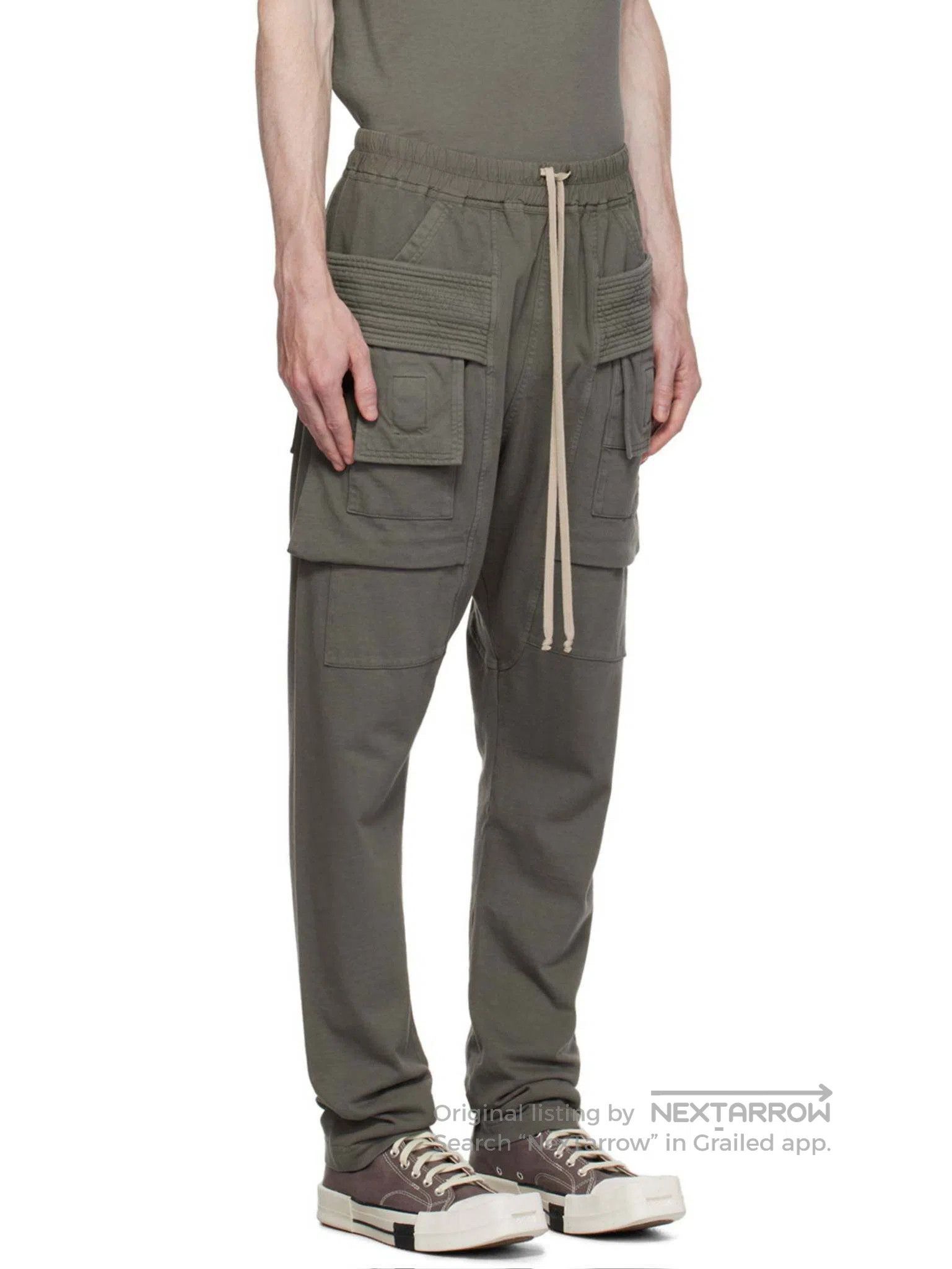 Rick Owens RICK OWENS size M Double Ring Work Pants with RIG Fabric Size US 27 - 6 Thumbnail
