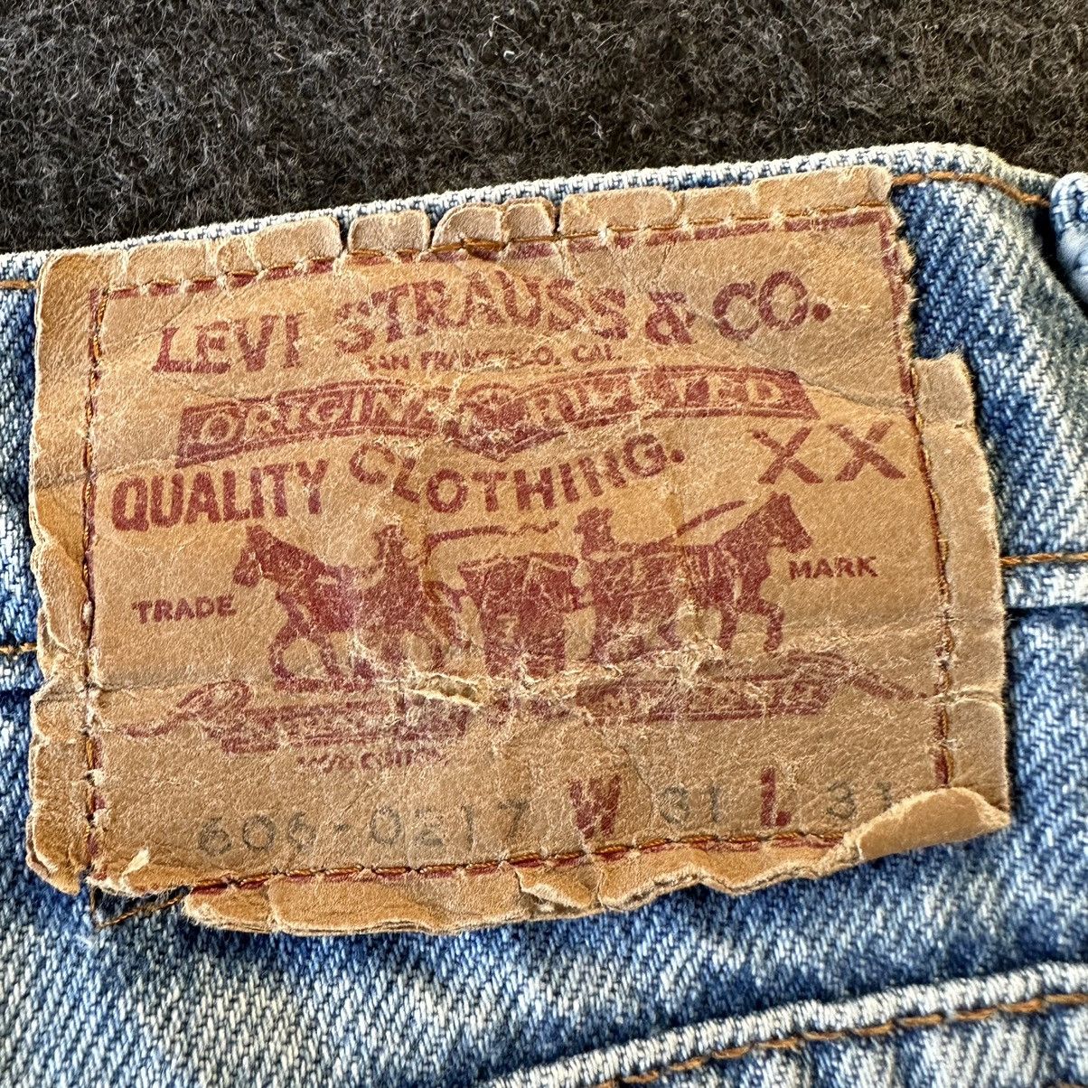 Levi's Vintage Levis 606 Faded Washed Distressed Denim 30x29 D564 Size US 30 / EU 46 - 10 Thumbnail