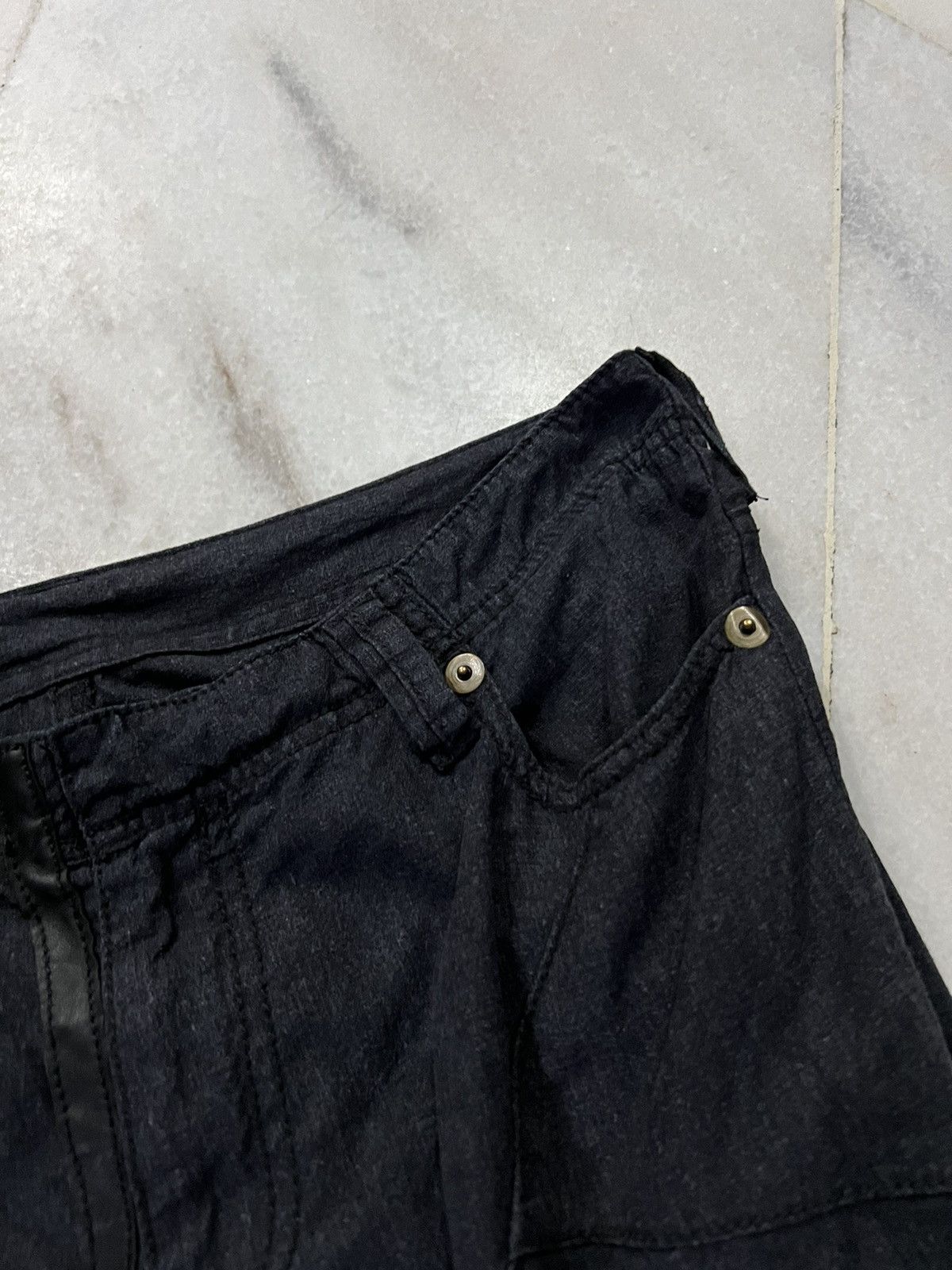 If Six Was Nine × Tornado Mart TORNADO MART CARGO BONDAGE PUNK SHORT PANTS RARE DESIGN Size US 32 / EU 48 - 8 Thumbnail
