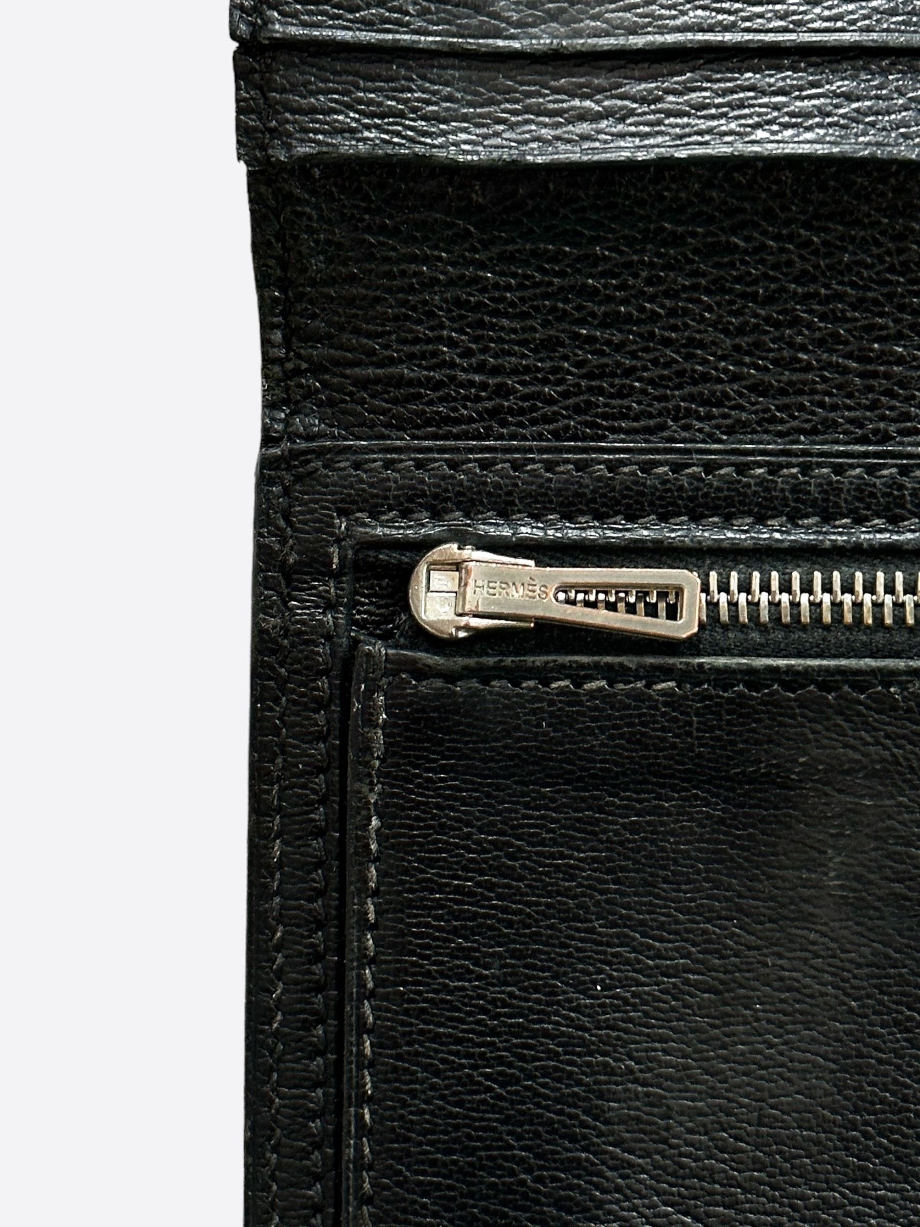 Hermes Hermes Black Lizard Bearn Wallet Size ONE SIZE - 5 Thumbnail