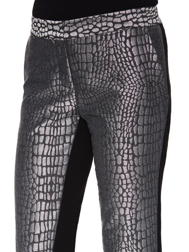 Diane von Furstenberg Diane von Furstenberg DVF Alexis JACQUARD PANTS Nightfall 4 Size 27" / US 4 / IT 40 - 2 Thumbnail