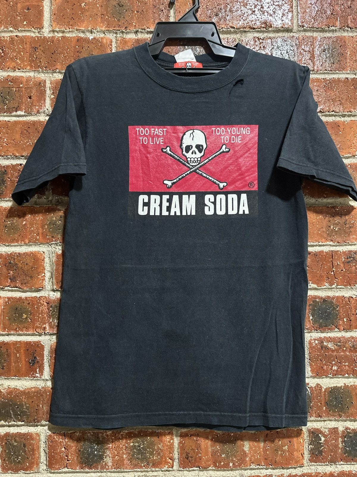 Anvil Thrashed Vintage Cream Soda Faded Tee Size US S / EU 44-46 / 1 - 1 Thumbnail