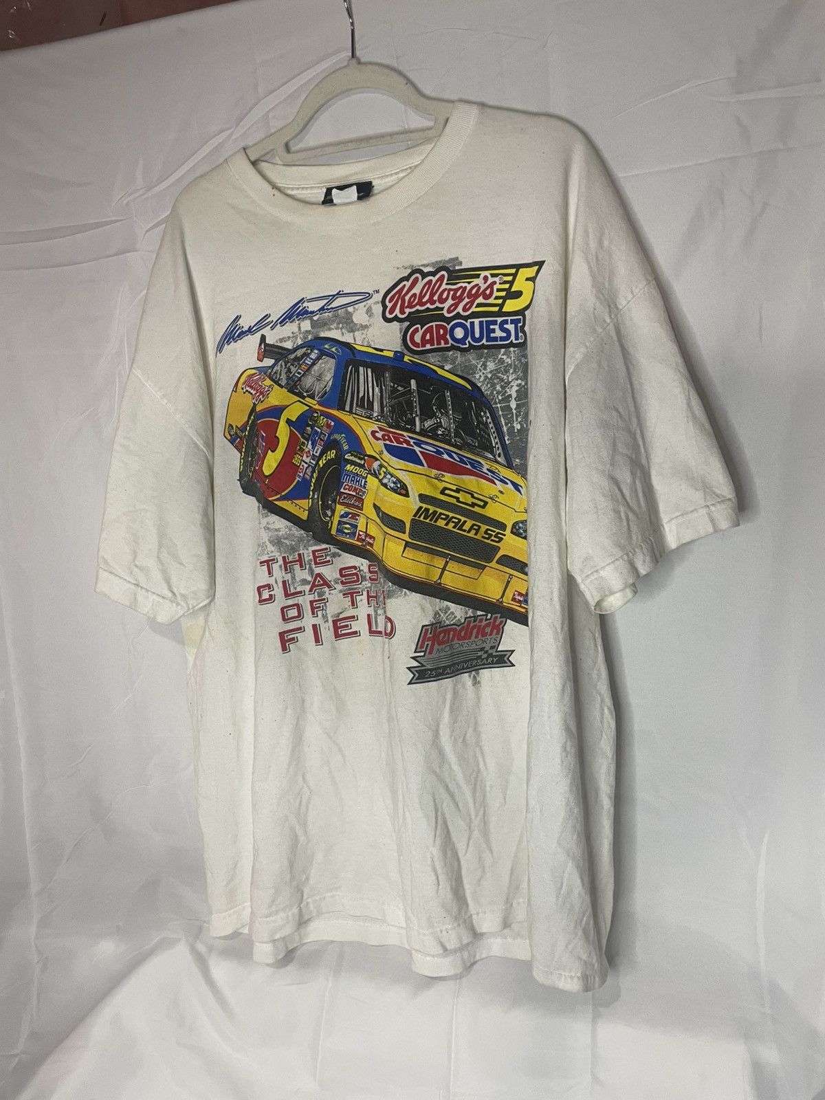 NASCAR 2009 Vintage Kelloggs Tony The Tiger X Nascar Tee Shirt Size US XL / EU 56 / 4 - 2 Thumbnail