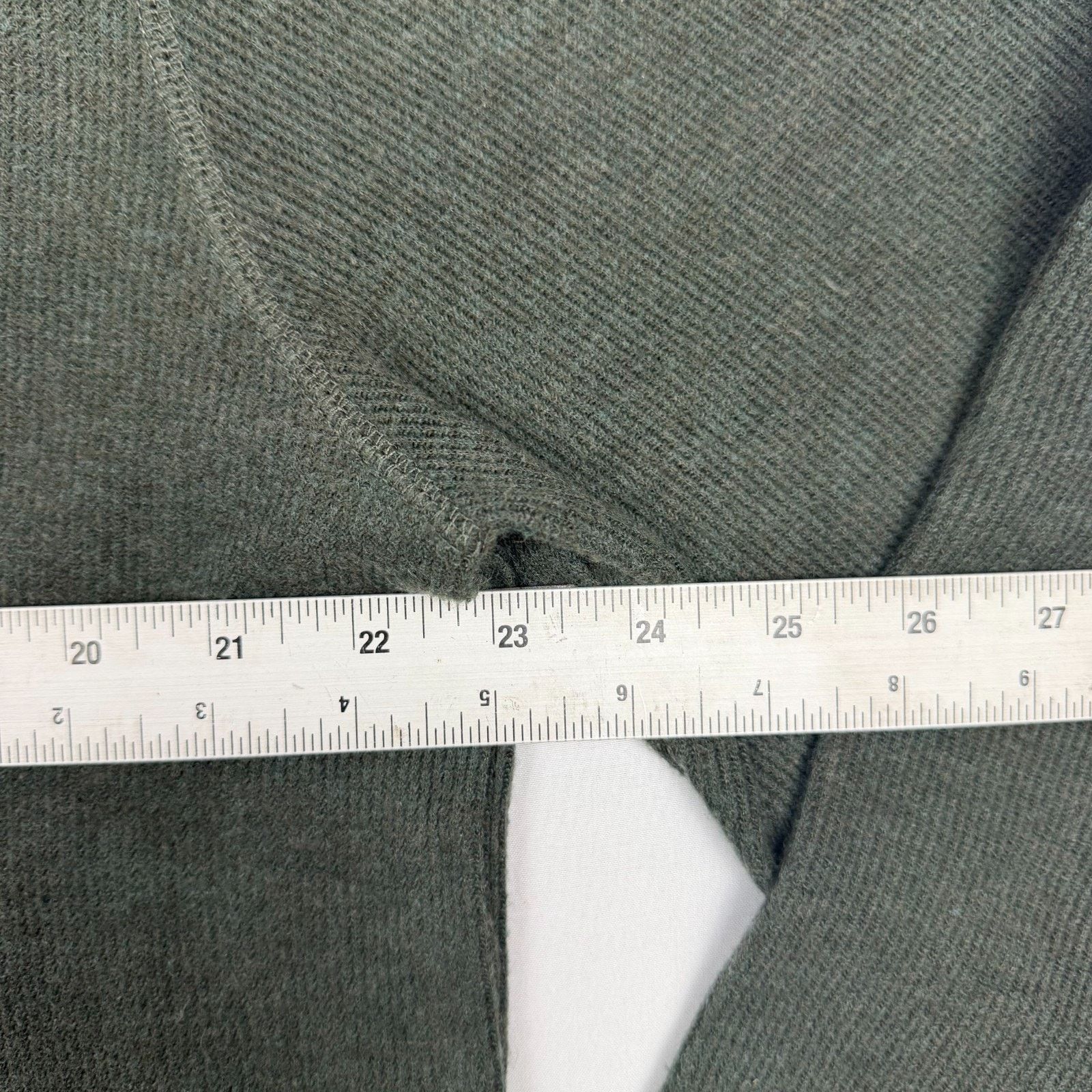 Banana Republic Banana Republic Men's L Olive Green Half Zip Sweater Silk Ca Size US L / EU 52-54 / 3 - 3 Thumbnail