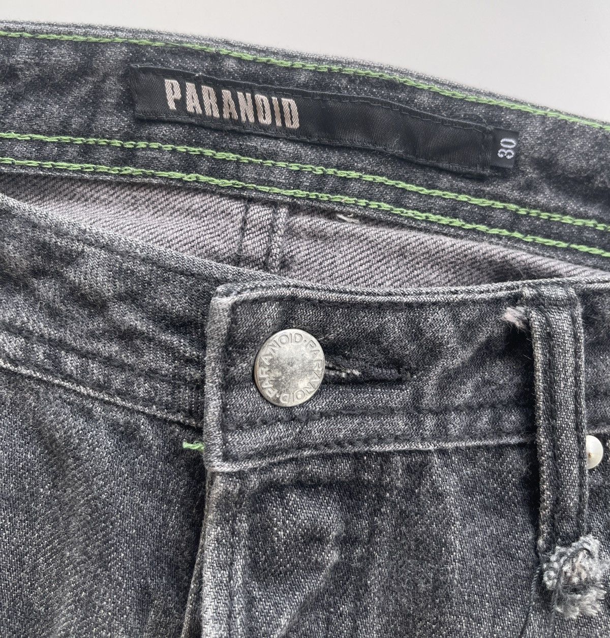 Japanese Brand Paranoid Japan Flared Jeans Size US 32 / EU 48 - 5 Thumbnail