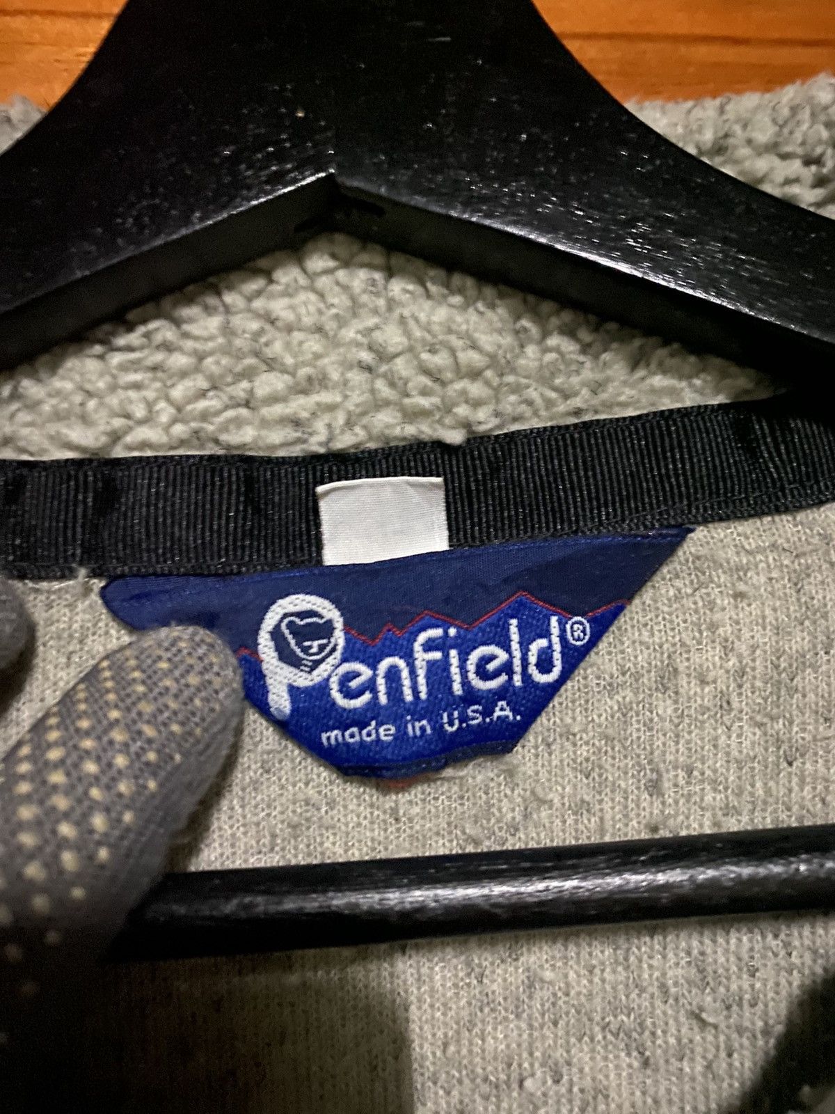 Penfield Vintage Penfield USA Sherpa Fleece Pullover – Gray Half-Zip Size US M / EU 48-50 / 2 - 6 Thumbnail