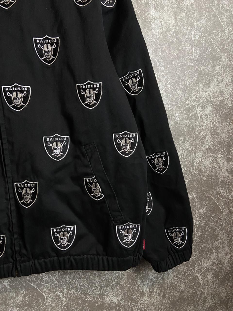 47 Brand × NFL × Supreme Supreme SS19 x NFL x Raiders x 47 Embroidered Jacket Size US M / EU 48-50 / 2 - 4 Thumbnail