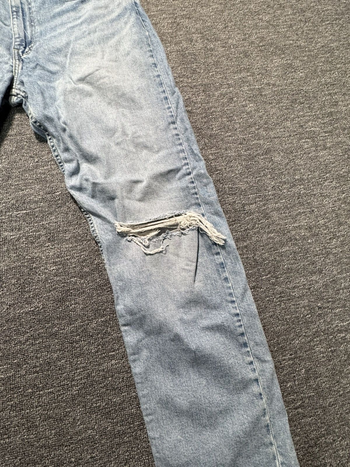 Levi's Levi’s 502 Jeans W36 L32 Light Wash Vintage Distressed Denim Size US 36 / EU 52 - 4 Thumbnail
