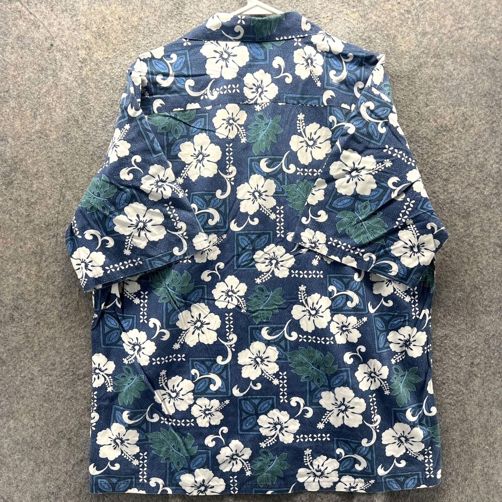 Hilo Hattie Hilo Hattie Shirt Mens Large Blue Hawaiian Camp Button Front Made In Hawaii Size US L / EU 52-54 / 3 - 2 Thumbnail