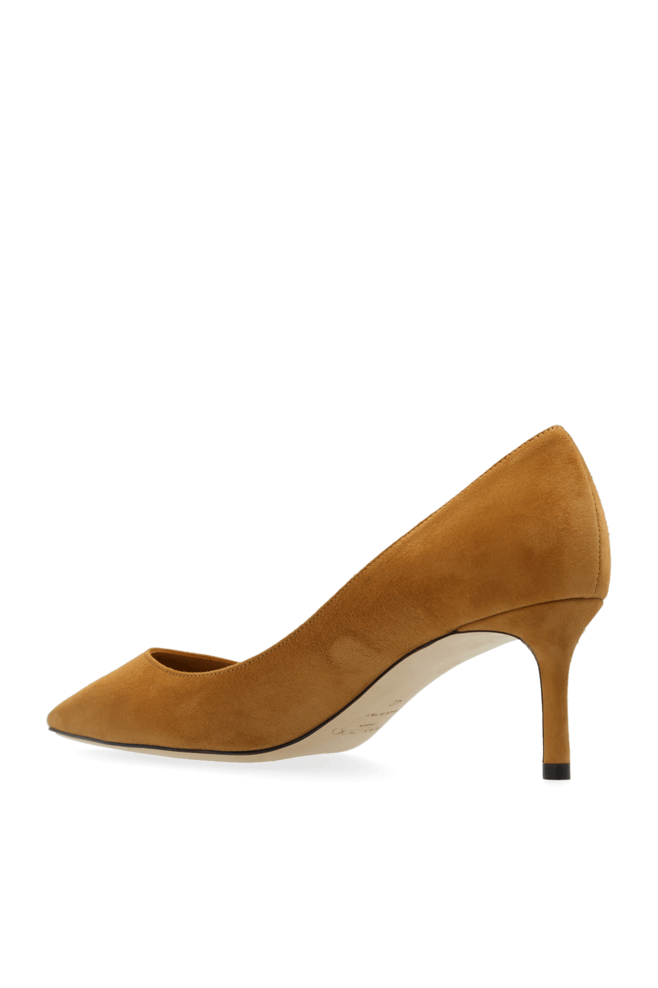 Jimmy Choo o1s22i1n1024 Suede Romy 60 Pumps in Brown Size US 10 / IT 40 - 5 Thumbnail