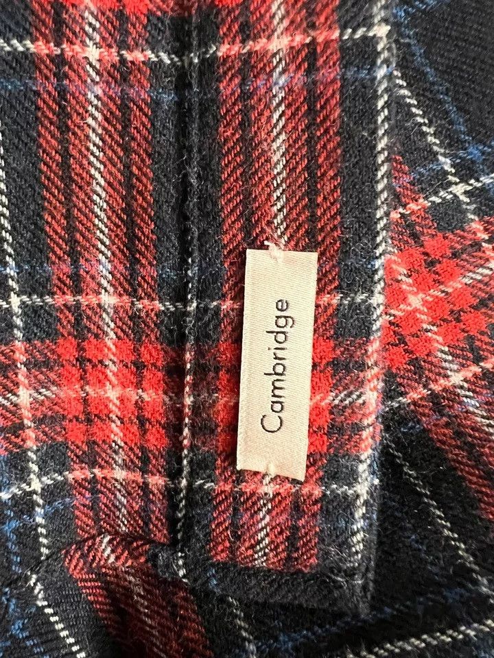 Gucci GUCCI Cambridge Flannel Long Sleeve Shirt Collar Red 52 Size US L / EU 52-54 / 3 - 9 Thumbnail