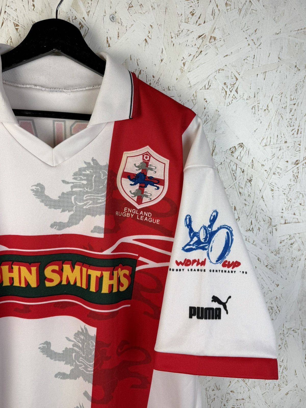 Puma 90s Puma England Rugby 1995 Centenary Jersey Size ~XL Size US XL / EU 56 / 4 - 2 Thumbnail