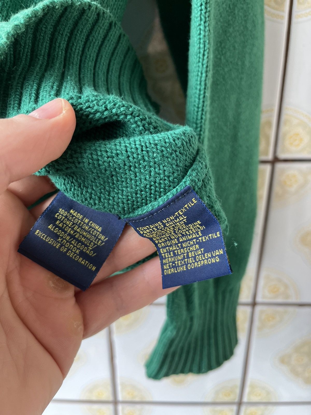 Polo Ralph Lauren Polo Ralph Lauren green 1/3 zip sweater Size US M / EU 48-50 / 2 - 4 Thumbnail