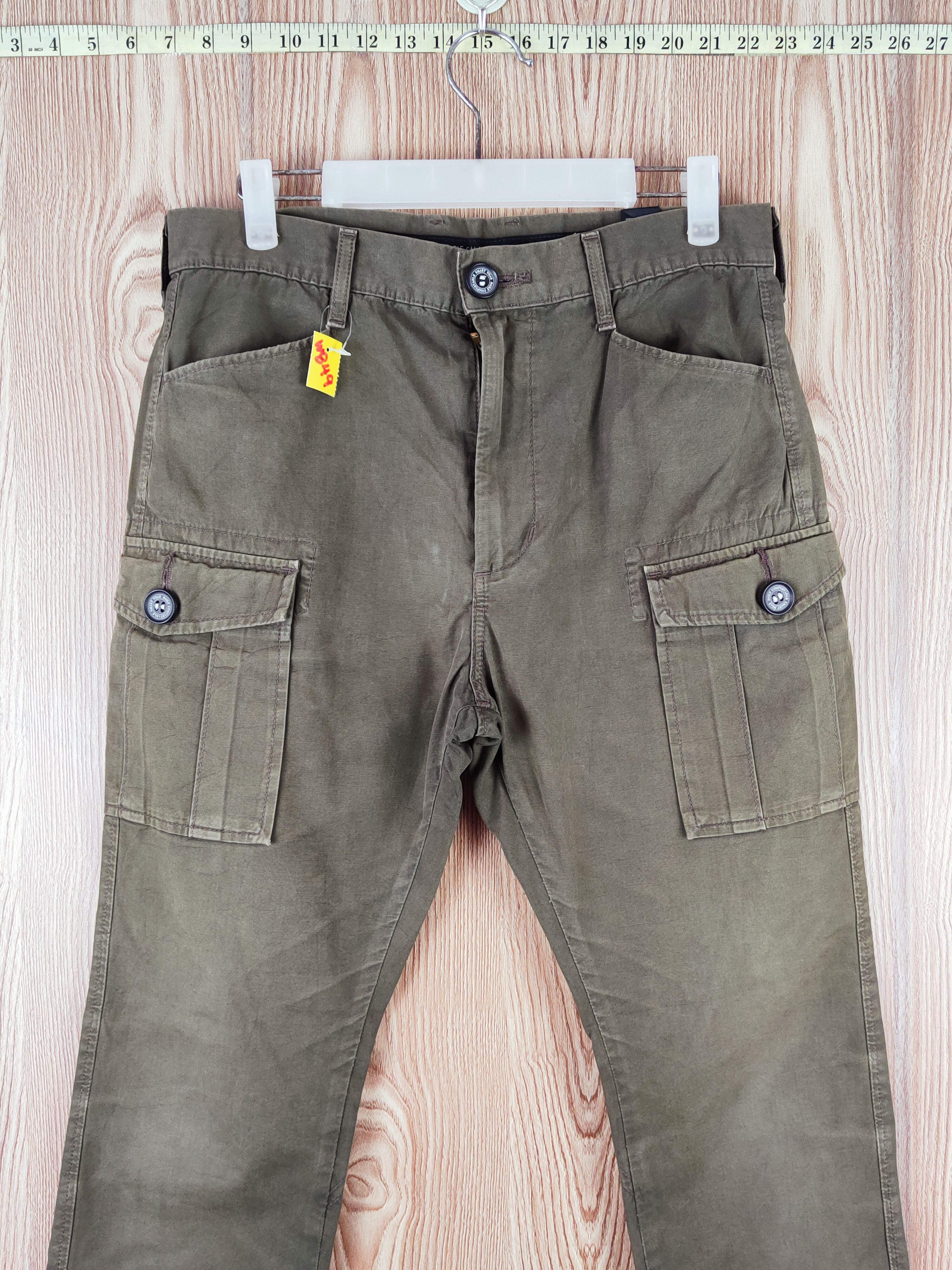 Edwin Edwin Olive Multipocket Tactical Cargo Pants #W849 Size US 30 / EU 46 - 2 Thumbnail