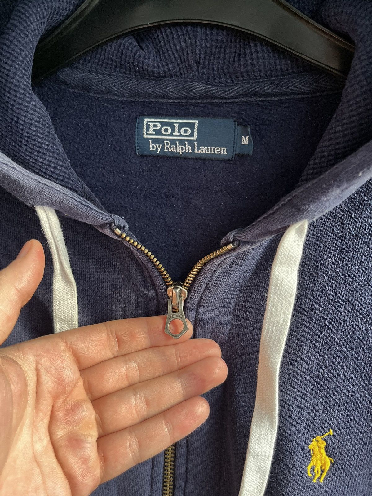 Ralph Lauren × Vintage Ralph Lauren zip hoodie vintage side M Size US M / EU 48-50 / 2 - 6 Thumbnail