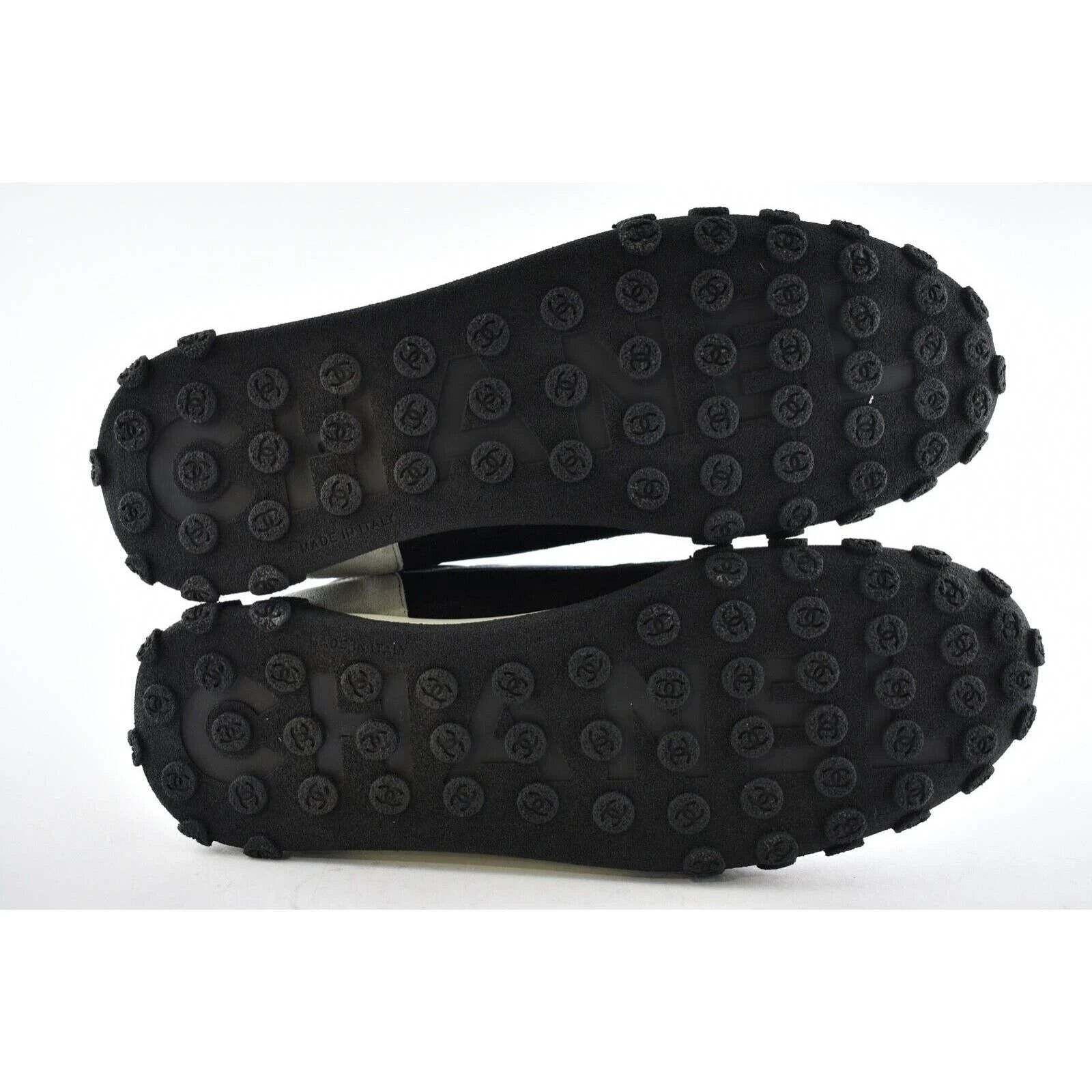 Chanel Chanel Mens 18B Nylon Lace Low Top Trainer Sneaker 43 10 Size US 10 / EU 43 - 11 Thumbnail