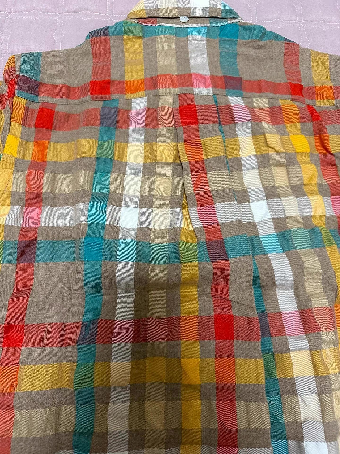 Sacai Acai Color Plaid Short Sleeve Size US M / EU 48-50 / 2 - 5 Thumbnail