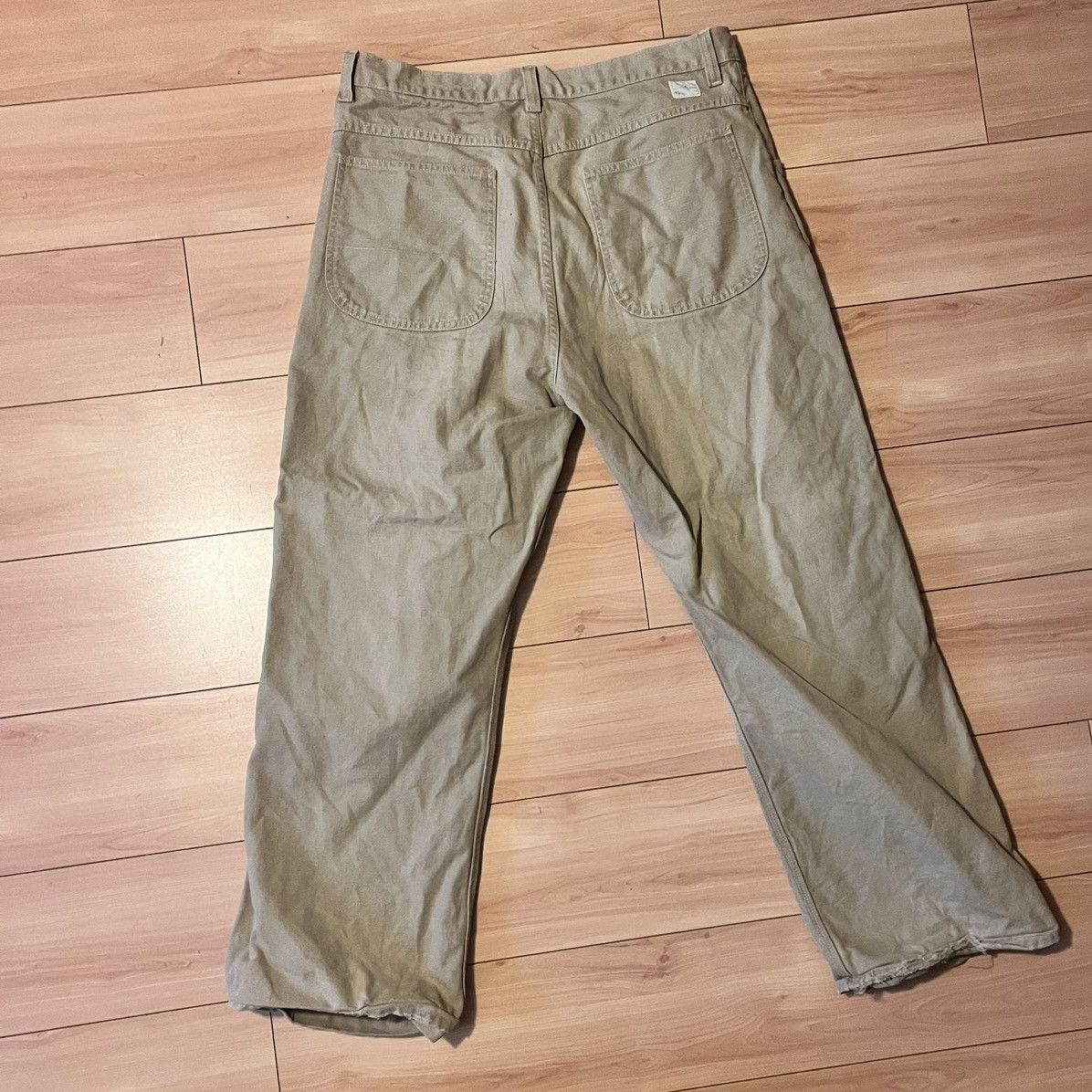 Gap Tan GAP baggy workwear pants Size US 35 - 2 Thumbnail