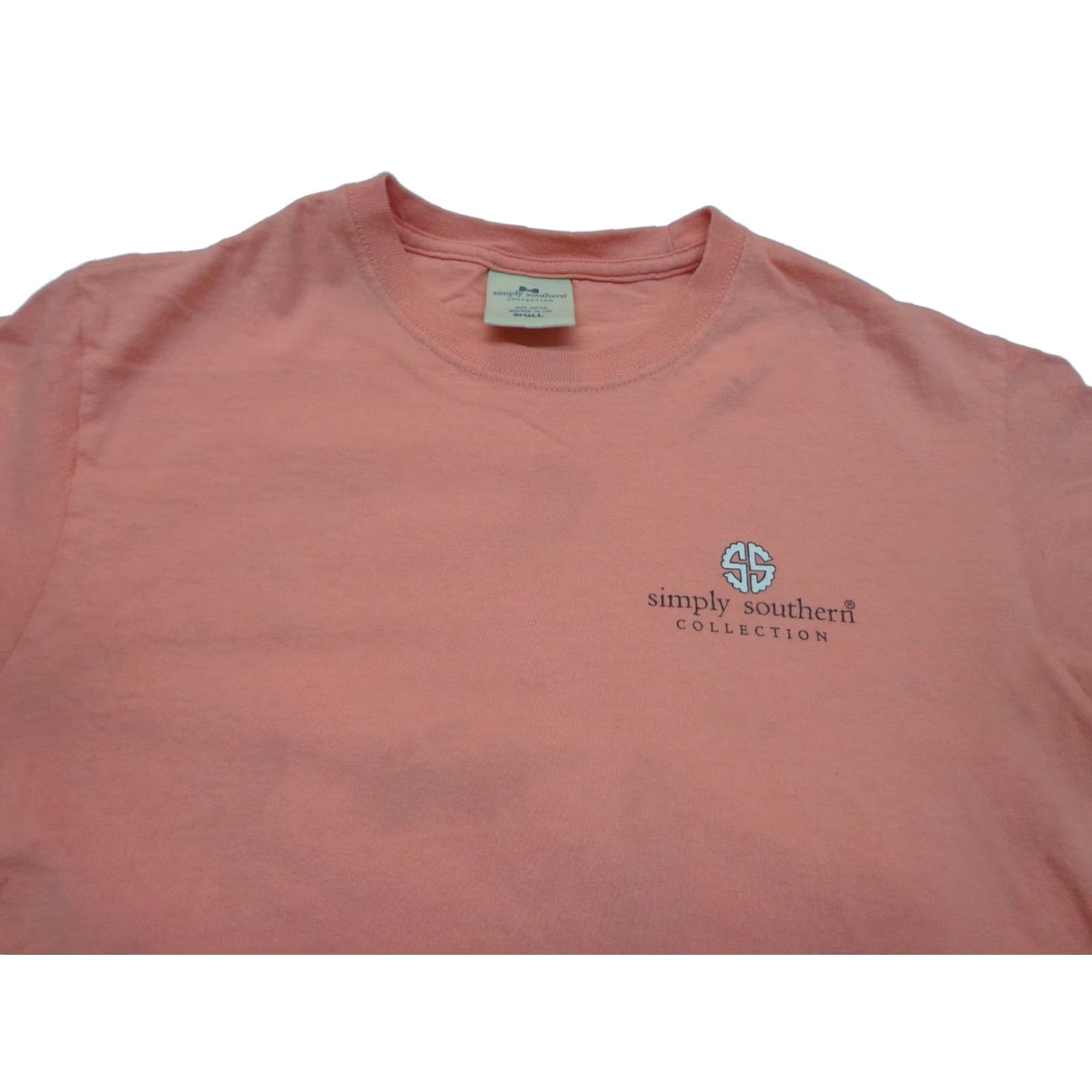 Vintage Simply Southern T Shirt Womens Small Play Like A Boss Basketball Peach Flaw Size S / US 4 / IT 40 - 1 Thumbnail