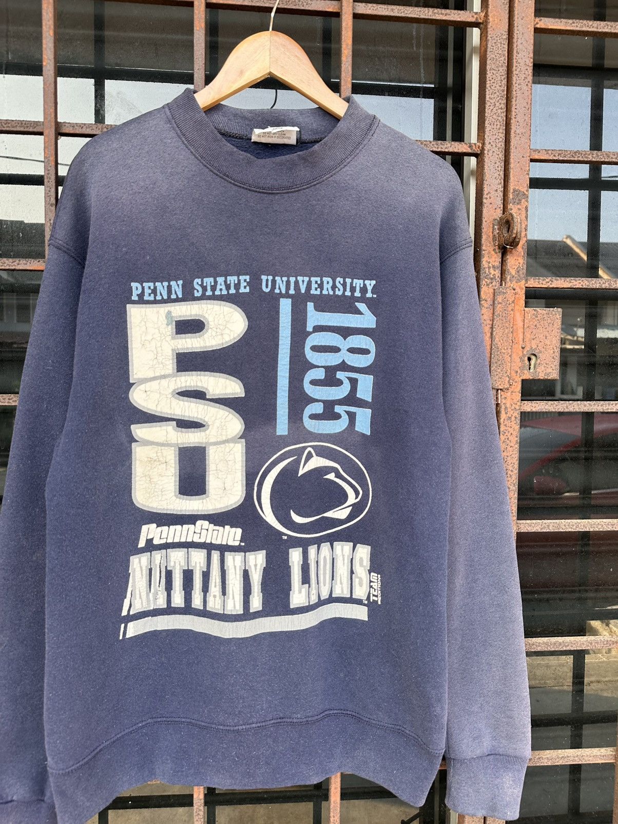 Vintage Thrashed 1855 Nitanny Lions Faded Distressed ERD GRUNGE WCC Size US M / EU 48-50 / 2 - 6 Thumbnail