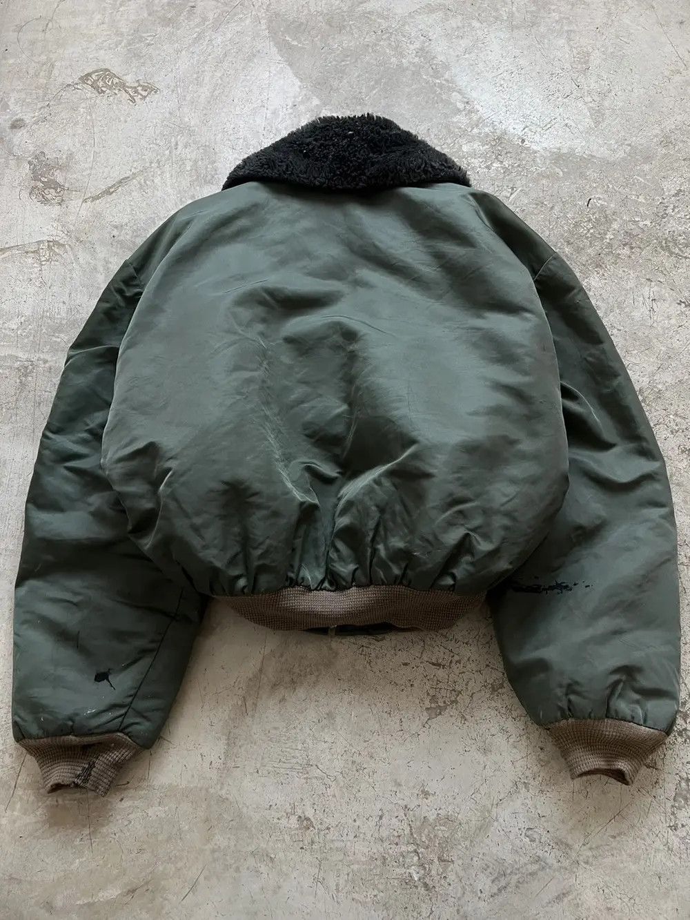 Vintage SOLD* Vintage 70s Golden Fleece Bomber Military Jacket Size US L / EU 52-54 / 3 - 9 Thumbnail