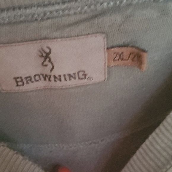 Vintage Browning Embroidered Logo Long Slv Sz 2XL Sweatshirt Size US XXL / EU 58 / 5 - 4 Thumbnail