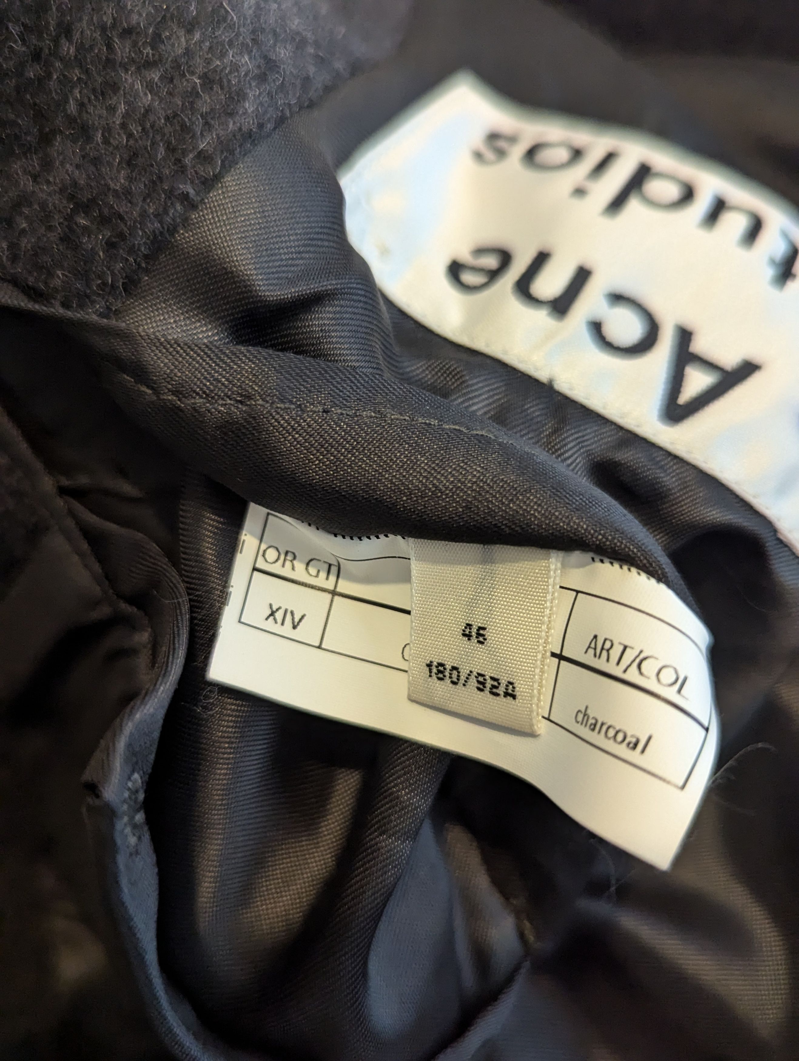 Acne Studios Acne Wool Coat Size US S / EU 44-46 / 1 - 4 Thumbnail