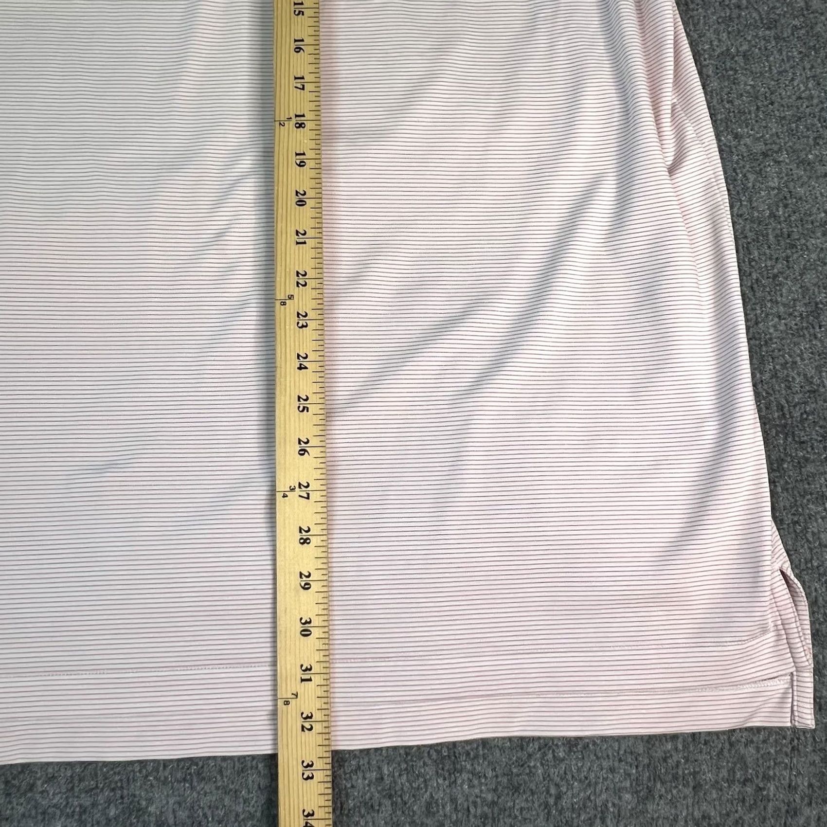 Peter Millar Peter Millar Polo Shirt Mens XL Pink Red Stripe Summer Comfort Golf Stretch Shirt Size US XL / EU 56 / 4 - 8 Thumbnail
