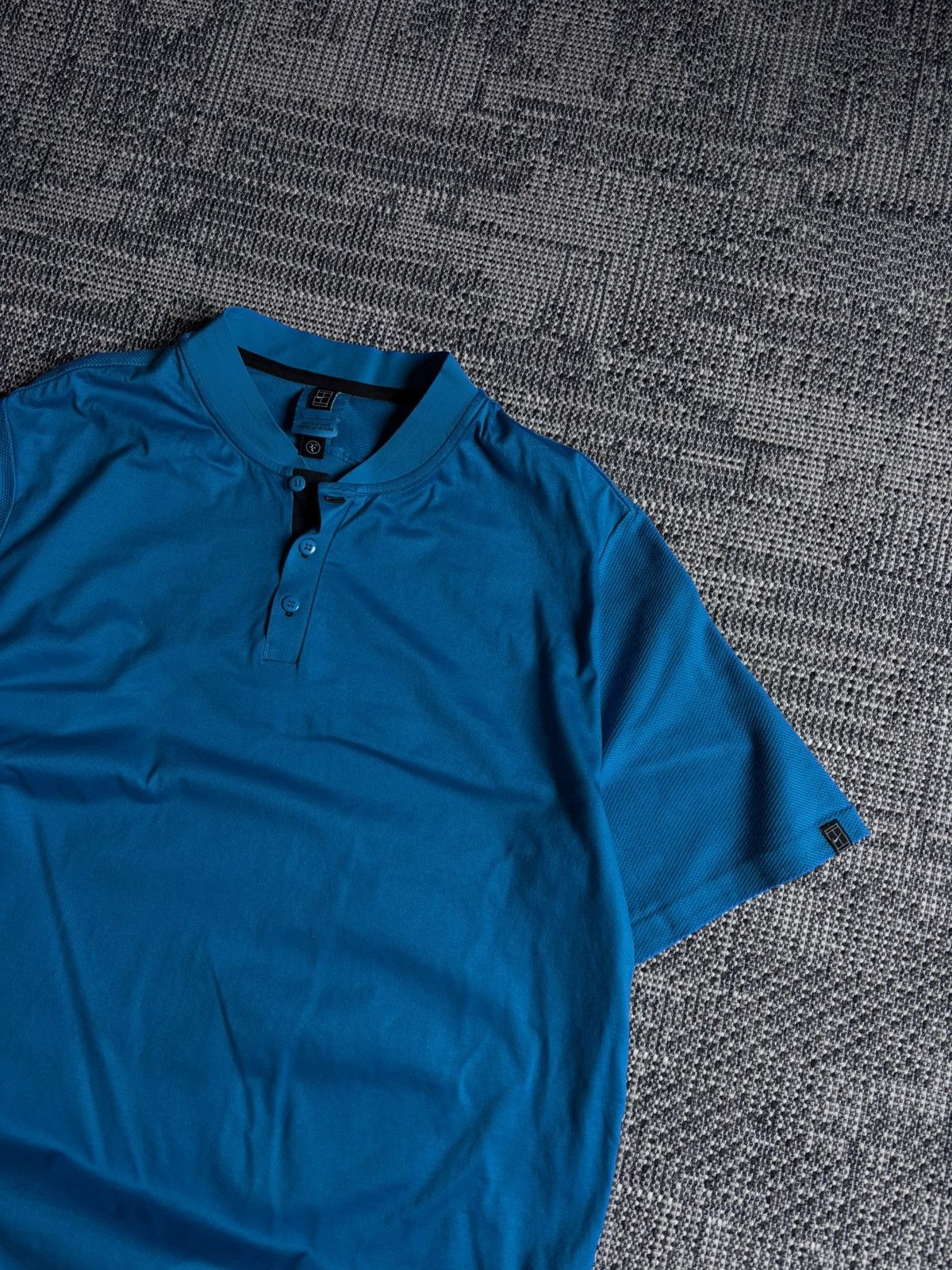 Nike Nike Court Roger Federer "RF" Advantage Polo Shirt Blue XL Size US XL / EU 56 / 4 - 2 Thumbnail