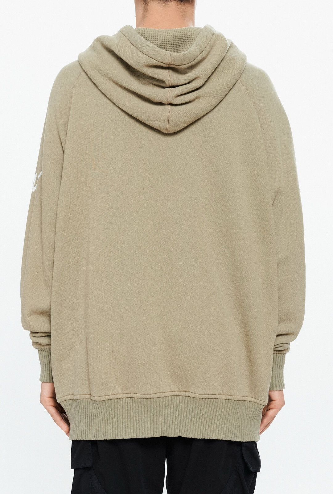 Greg Lauren Last Size Greg Lauren Khaki Cotton Oversized Hoodie Size US XL / EU 56 / 4 - 2 Thumbnail