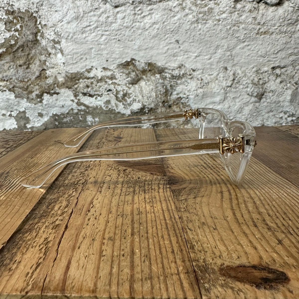 Chrome Hearts Chrome Hearts Vagilante Clear Sunglasses Size ONE SIZE - 3 Thumbnail