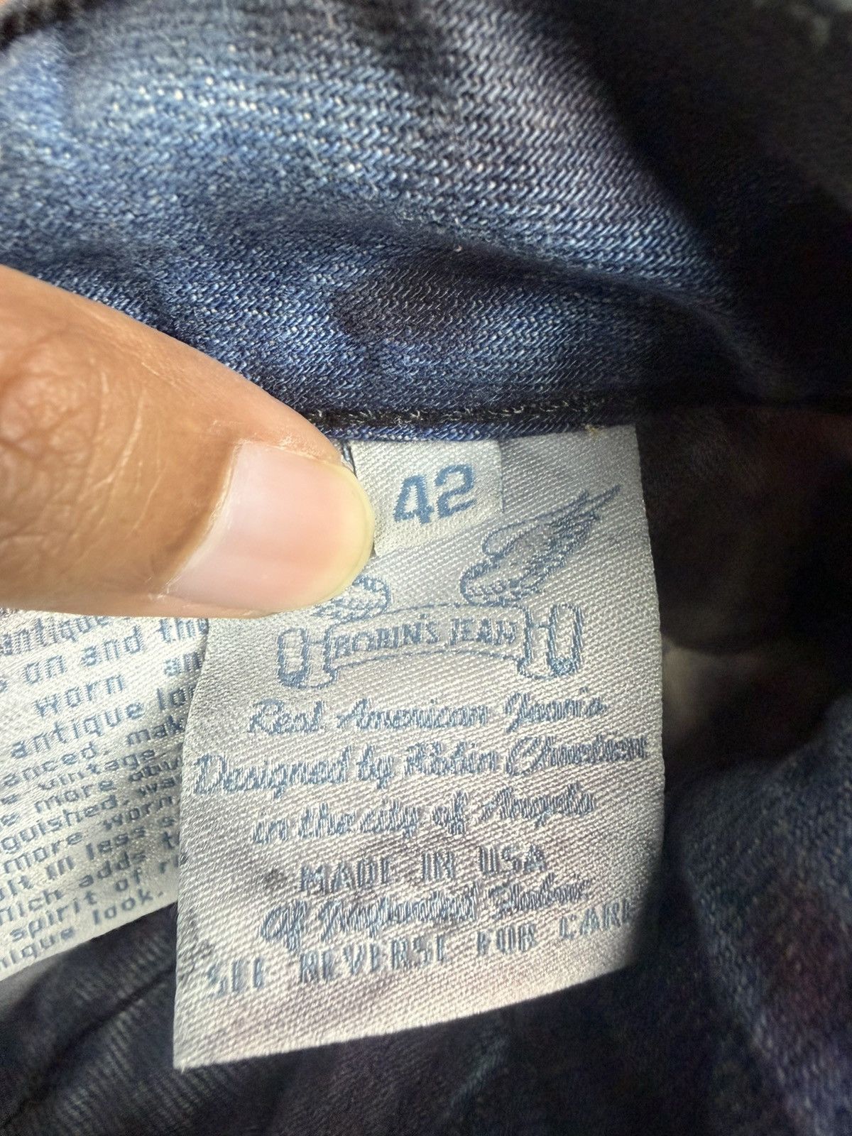 Robins Jeans Rare Robins Jean Acid Wash Jeans Size US 42 / EU 58 - 13 Thumbnail