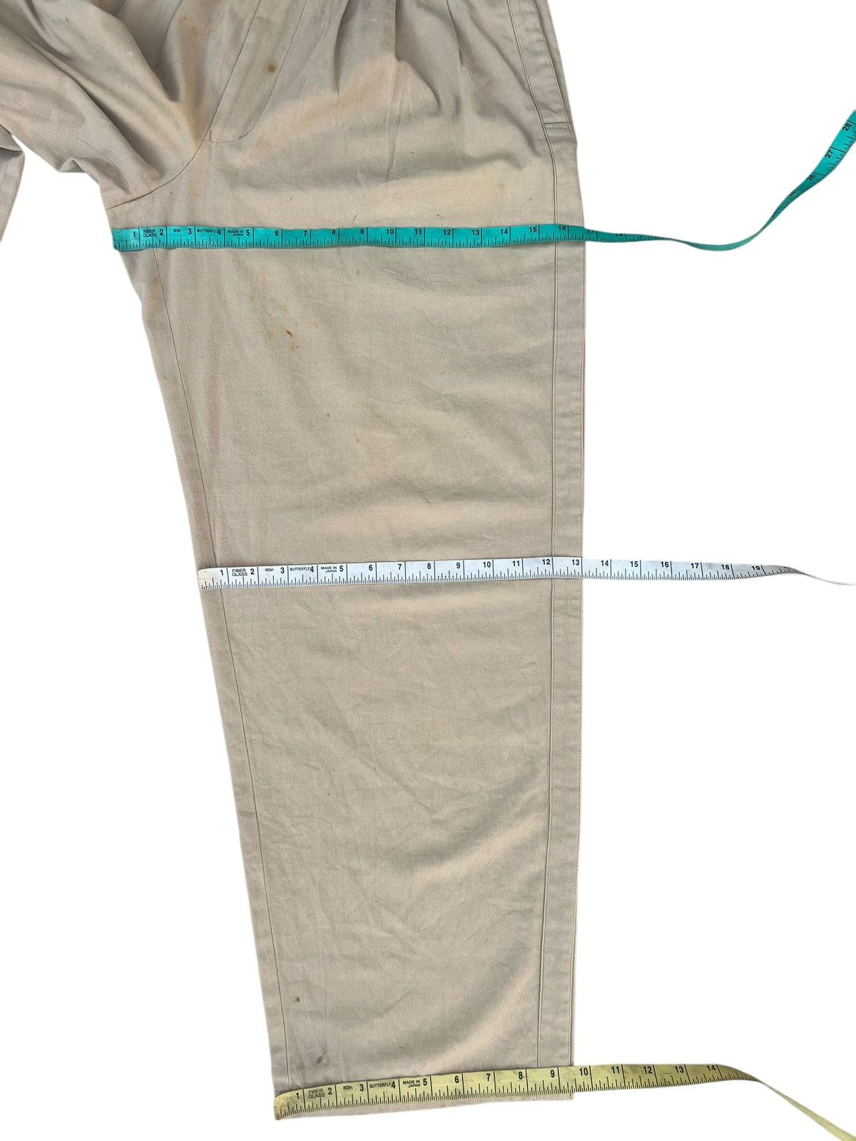 Yohji Yamamoto A/W 1993 Yohji Yamamoto Y’s For Men Stains Baggy Trouser Size US 31 - 5 Thumbnail