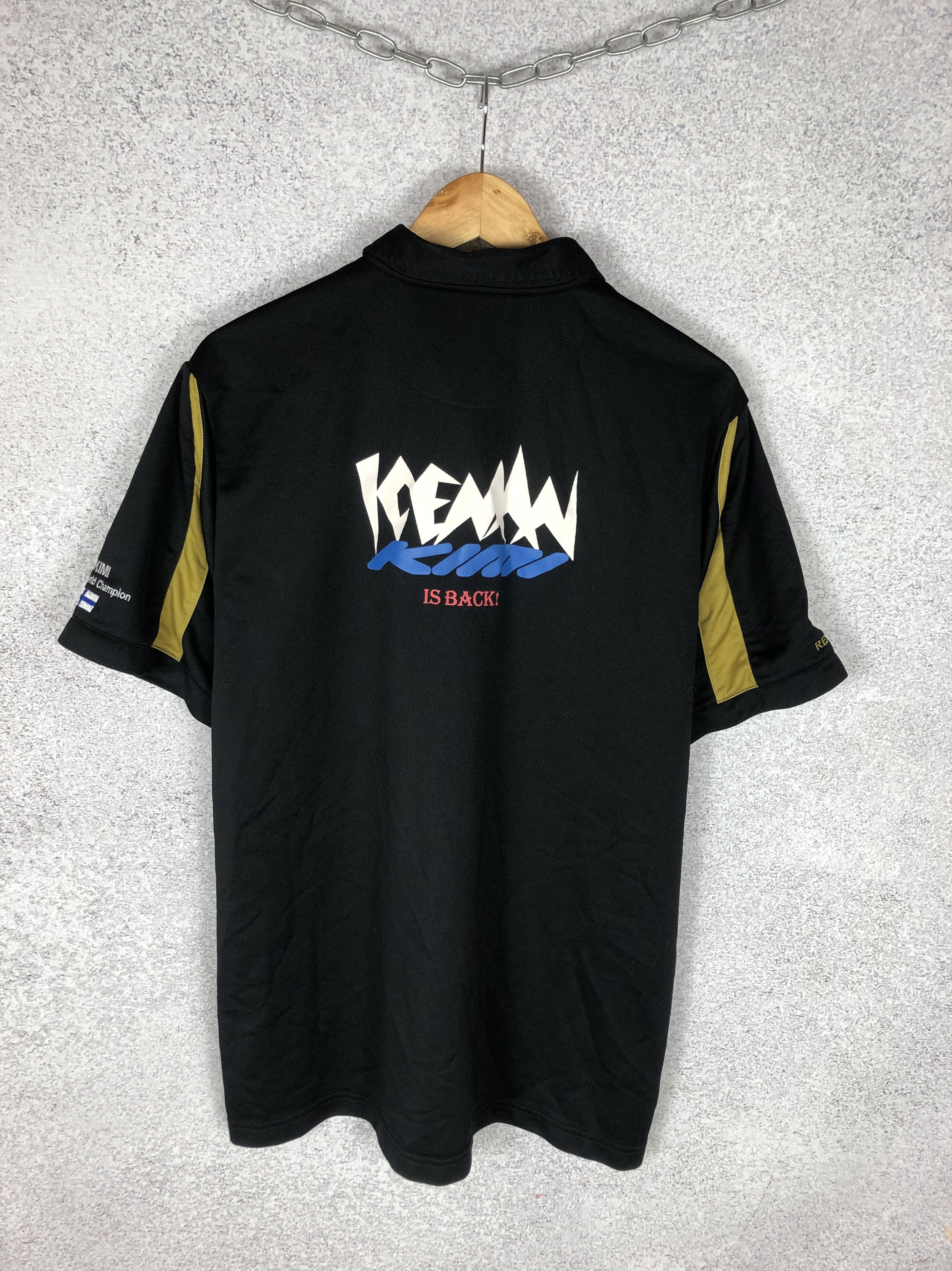 Formula 1 Vintage Lotus Formula 1 Team Kimi Raikkonen Renault T-Shirt Size US XL / EU 56 / 4 - 2 Thumbnail