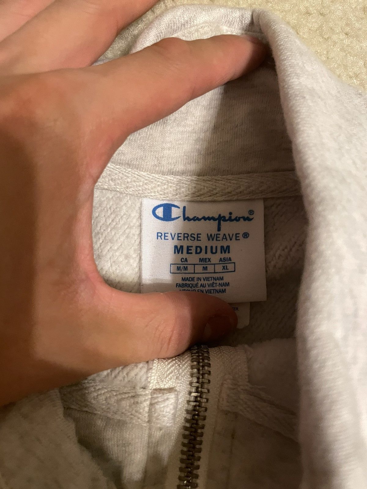 Champion Light Grey Heather Champion Reverse WeaveQuarter-Zip Size US M / EU 48-50 / 2 - 3 Thumbnail
