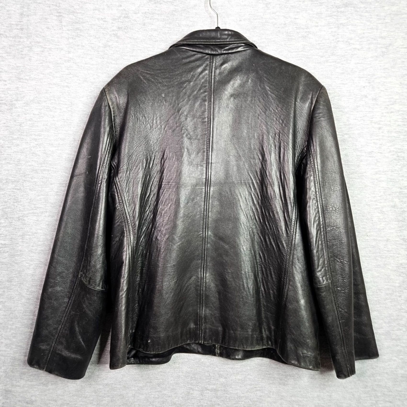 Golden Bear Golden Bear Women's Full Zip Lined Vintage Leather Jacket Size L Size L / US 10 / IT 46 - 2 Thumbnail