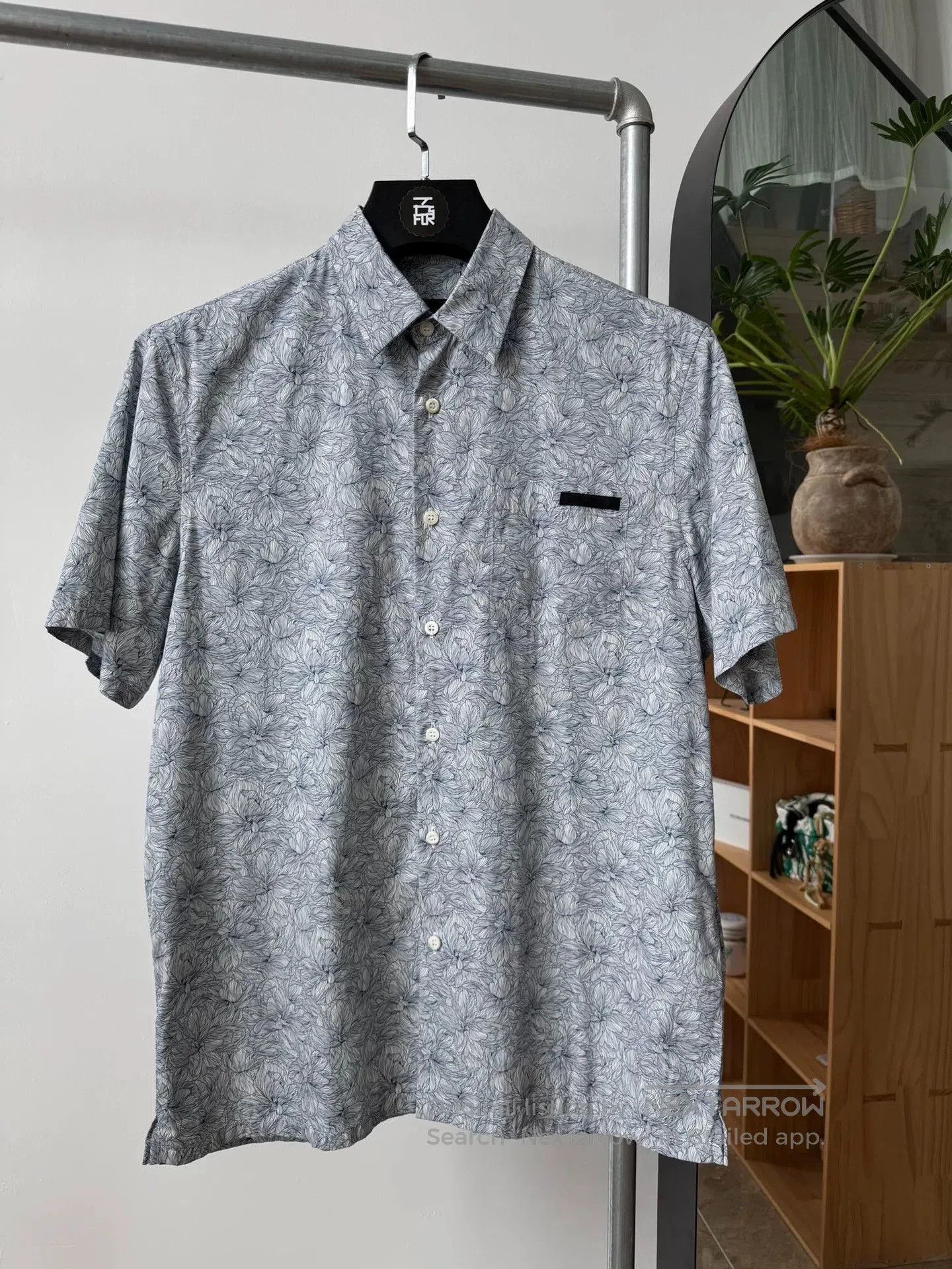 Prada Prada SS20 Floral Short Sleeve Shirt. Size US XXS / EU 40 - 1 Thumbnail