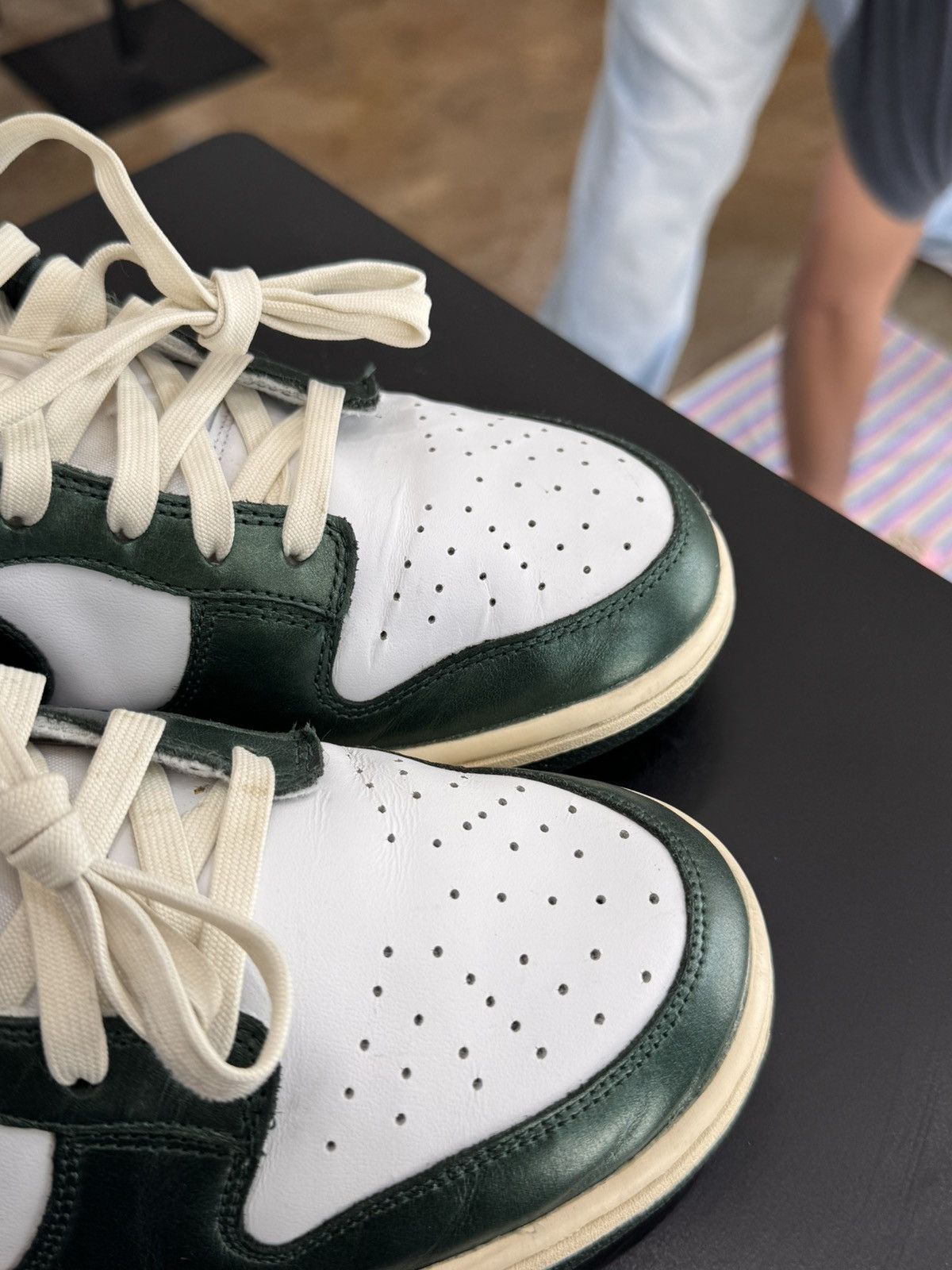 Nike Nike Dunk Low Vintage Green Size 11.5W/10M (2022) Size US 10 / EU 43 - 7 Thumbnail