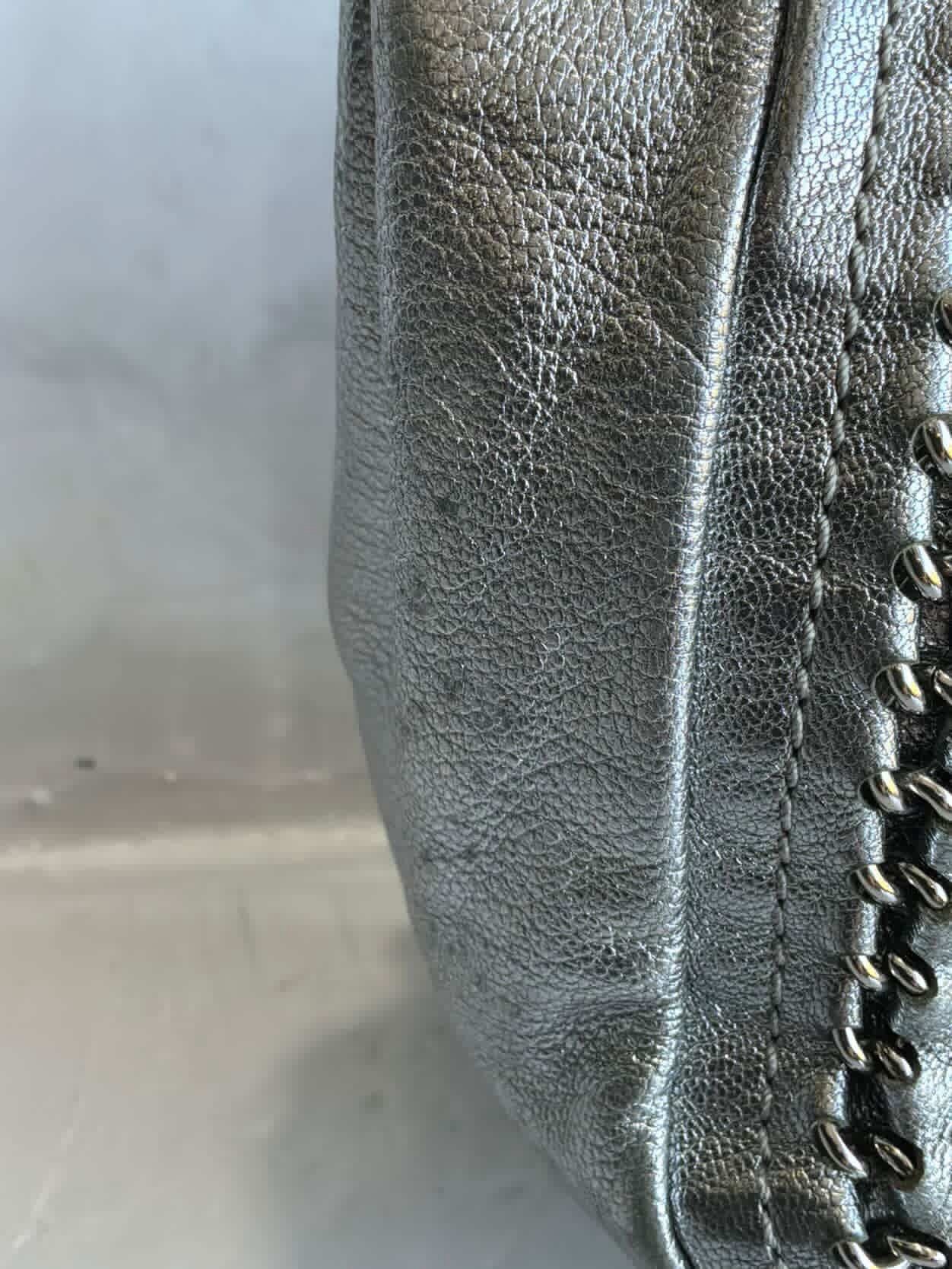 Chanel 2006 Chanel - Metallic Silver - Accordion Flap Chain Bag Size ONE SIZE - 18 Thumbnail