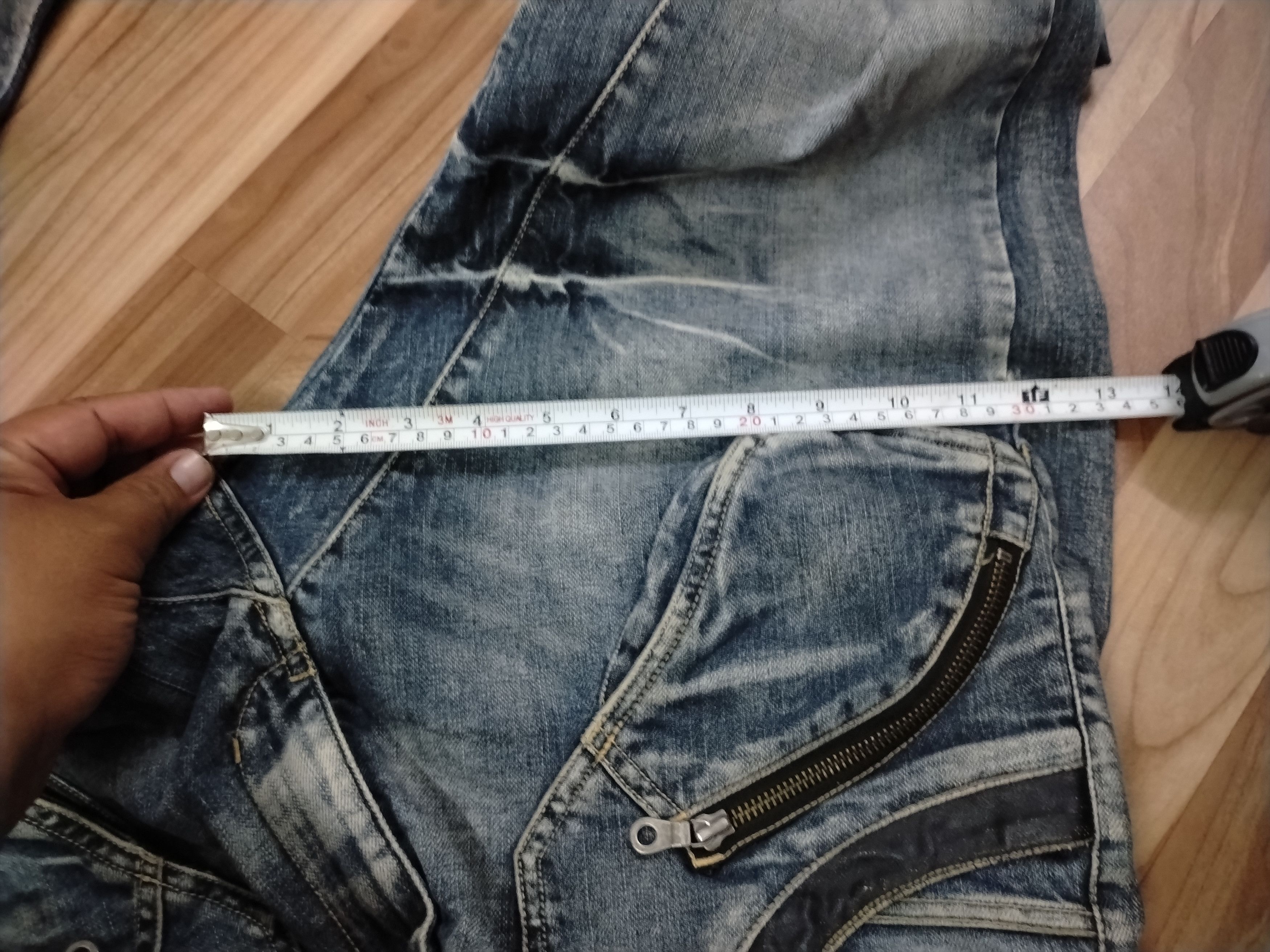 PPFM Ppfm Rocker Denim Pants Size US 35 - 9 Thumbnail
