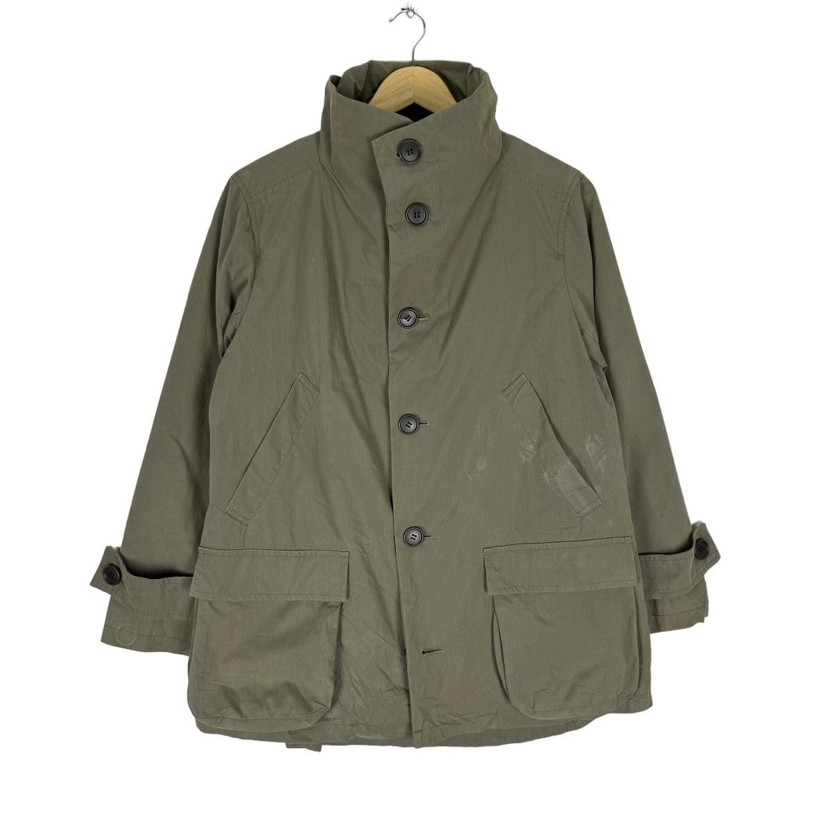 Issey Miyake ❄️PLANTATION ISSEY MIYAKE SHAWL COLLAR BUTTON JACKET Size M / US 6-8 / IT 42-44 - 2 Thumbnail