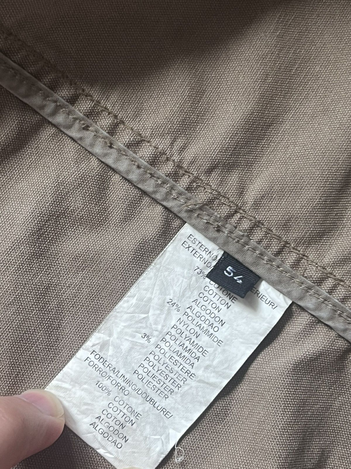 Versace Versace Classic Beige Multipocket Workwear Zip Up Jacket 54 Size US L / EU 52-54 / 3 - 17 Thumbnail